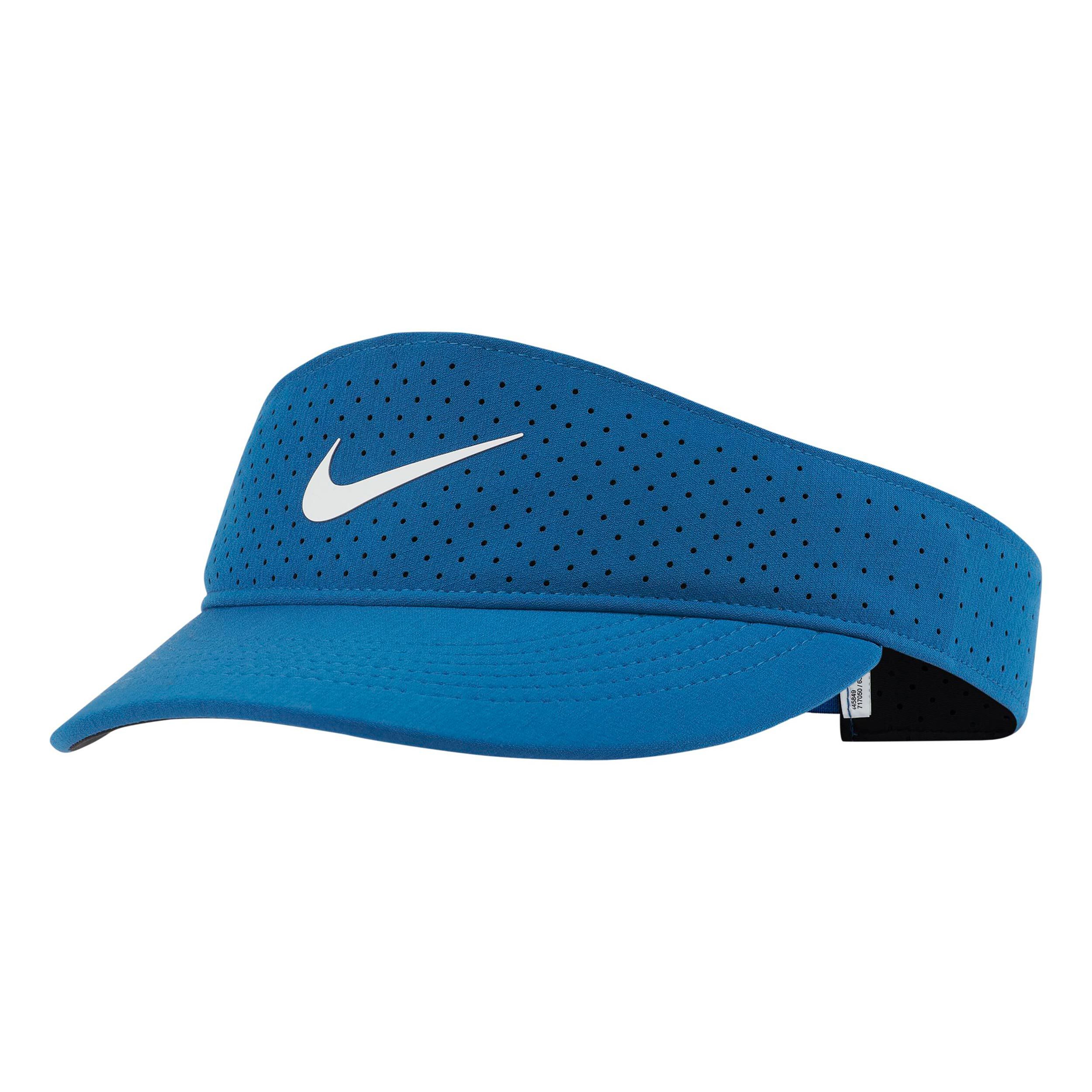 Buy Nike Dri Fit Advantage Aero Visor Blue online Running Point COM