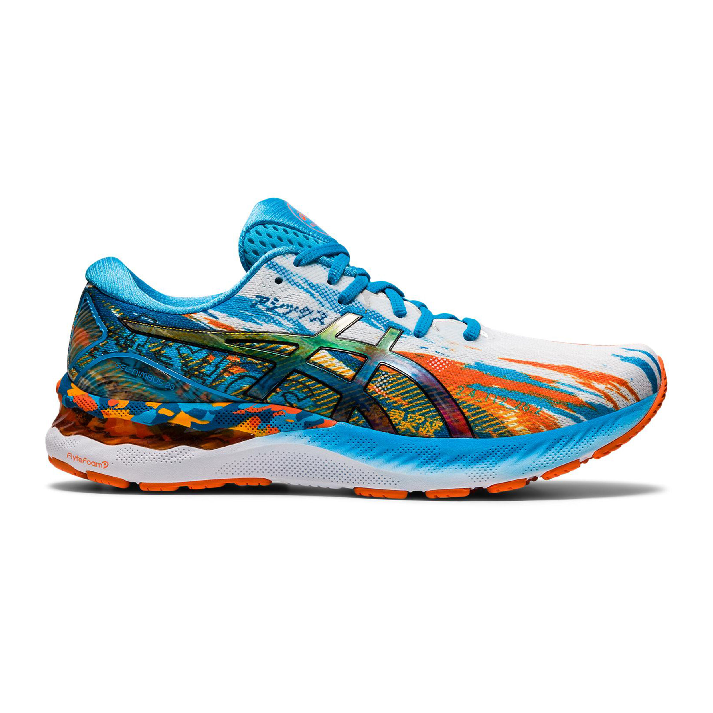 Buy ASICS Gel Nimbus 23 Noosa Neutral Running Shoe Men Blue Orange online Running Point COM