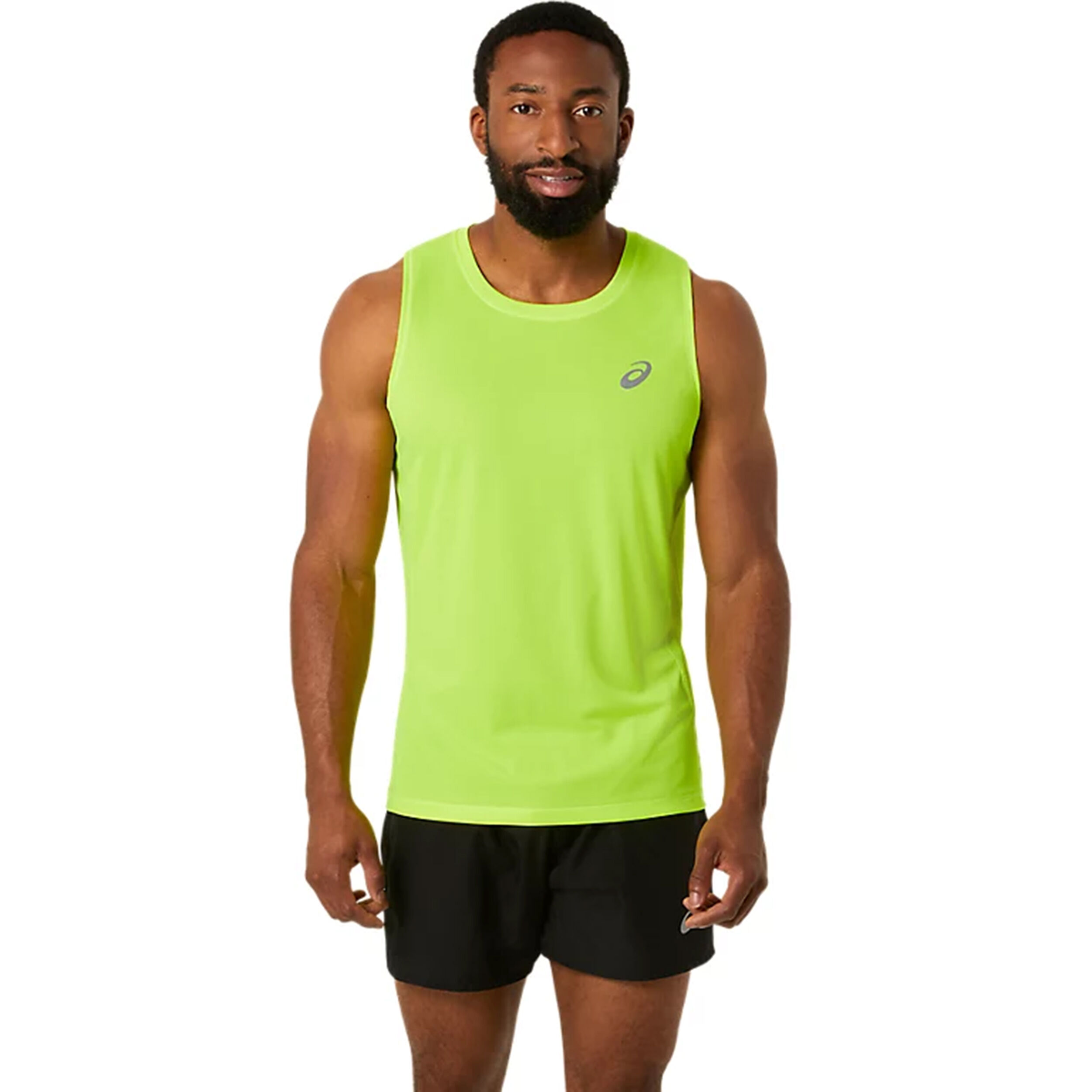 Asics yellow running top discount