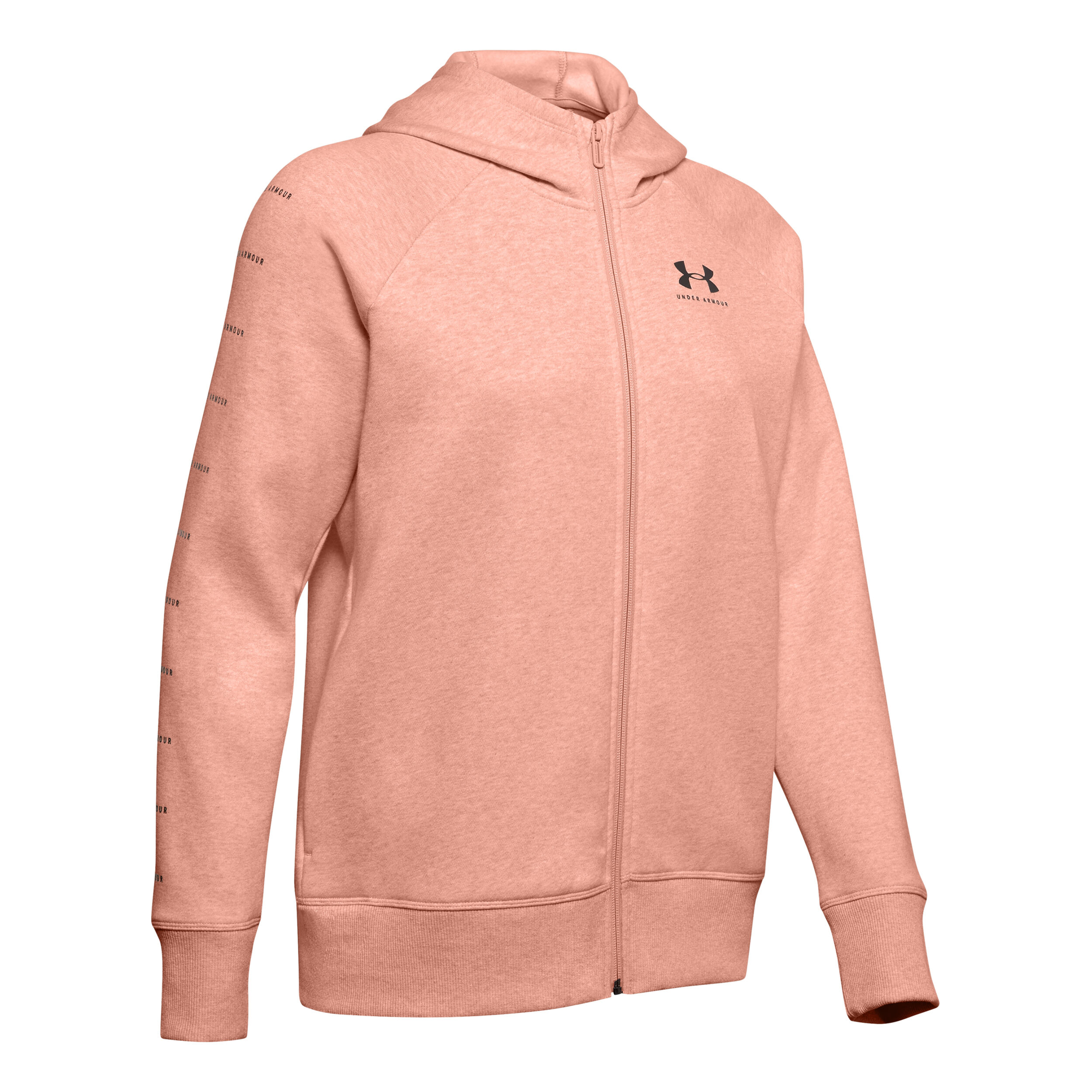 Women's ua rival fleece sportstyle lc on sale sleeve graphic full zip