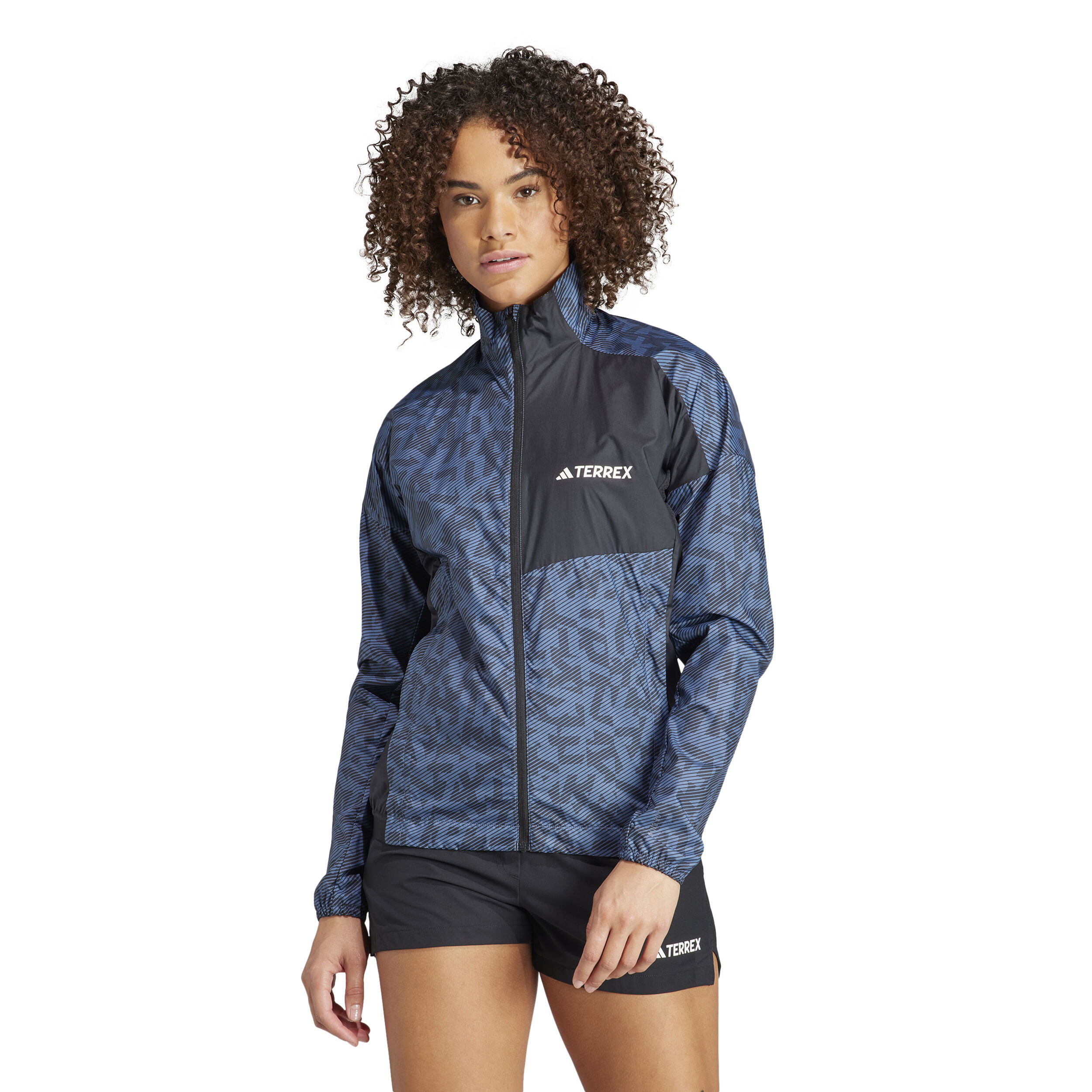 Buy adidas Terrex Trail Wind Running Jacket Women Grey Black online Running Point COM