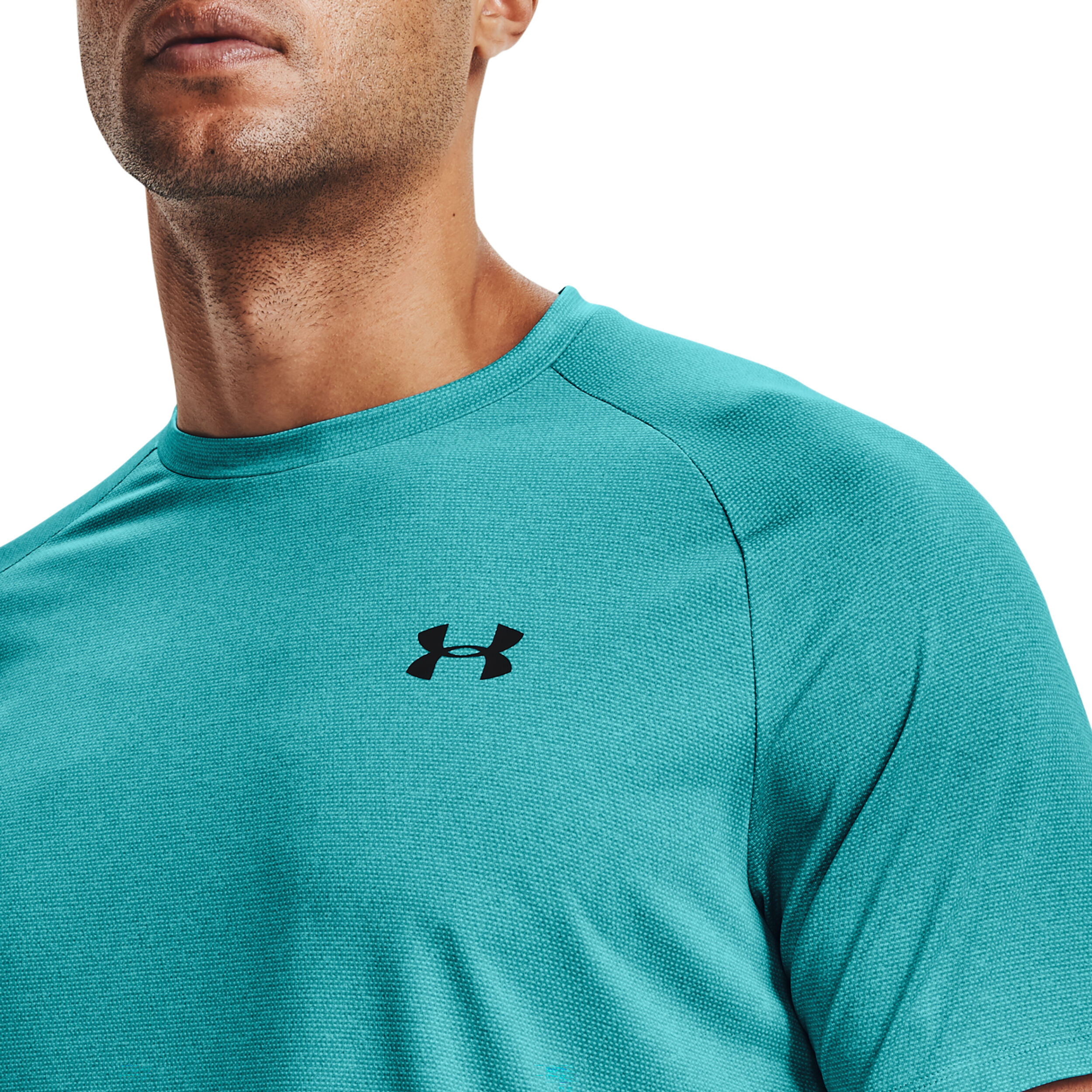 Turquoise under armour shirt store