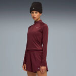 Puma Clothing Puma Velocity Cloudspun 1/4 Zip Running Shirt Women-Red