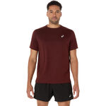 ASICS Clothing ASICS Core Running shirt Men-wine red