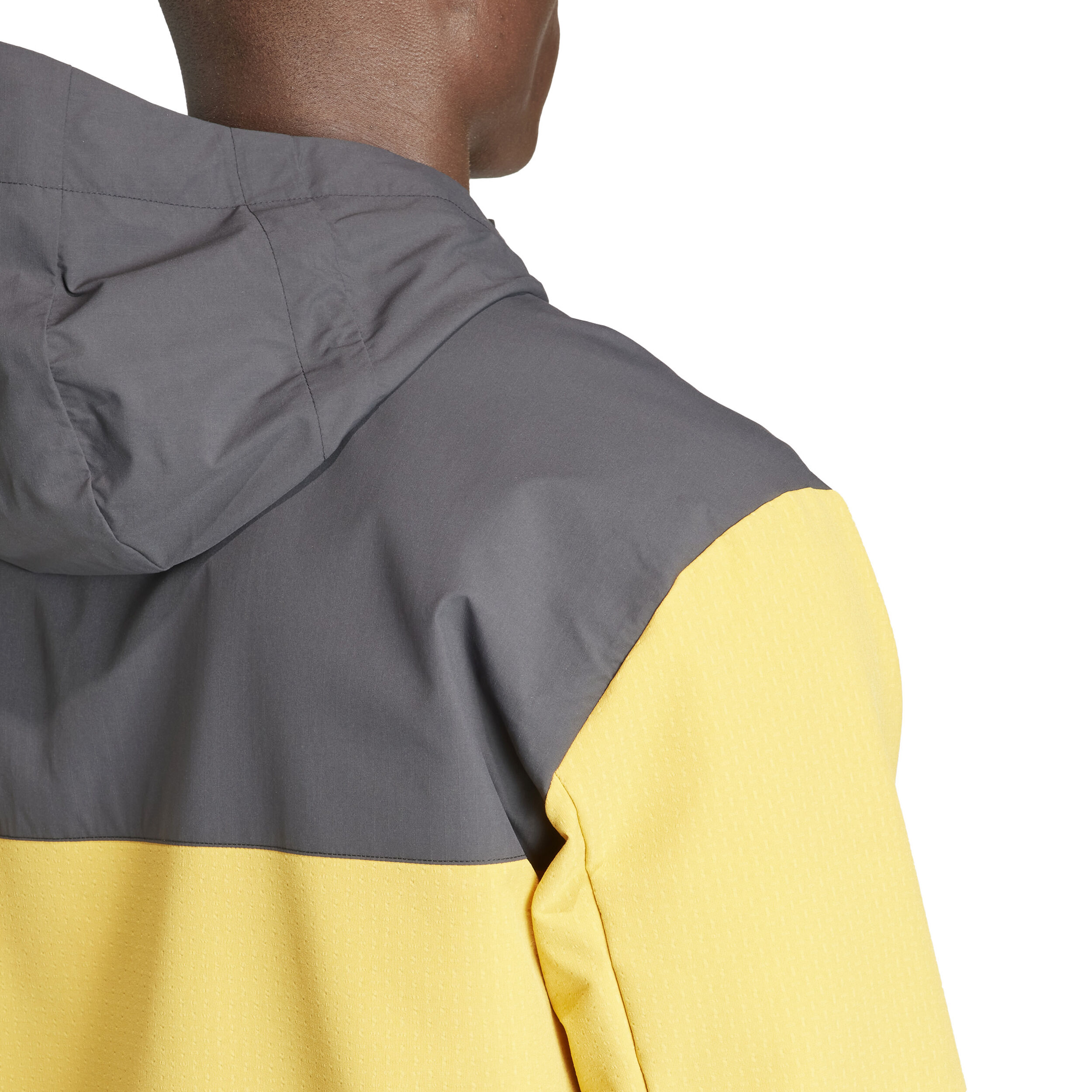 Adidas yellow running jacket 2025
