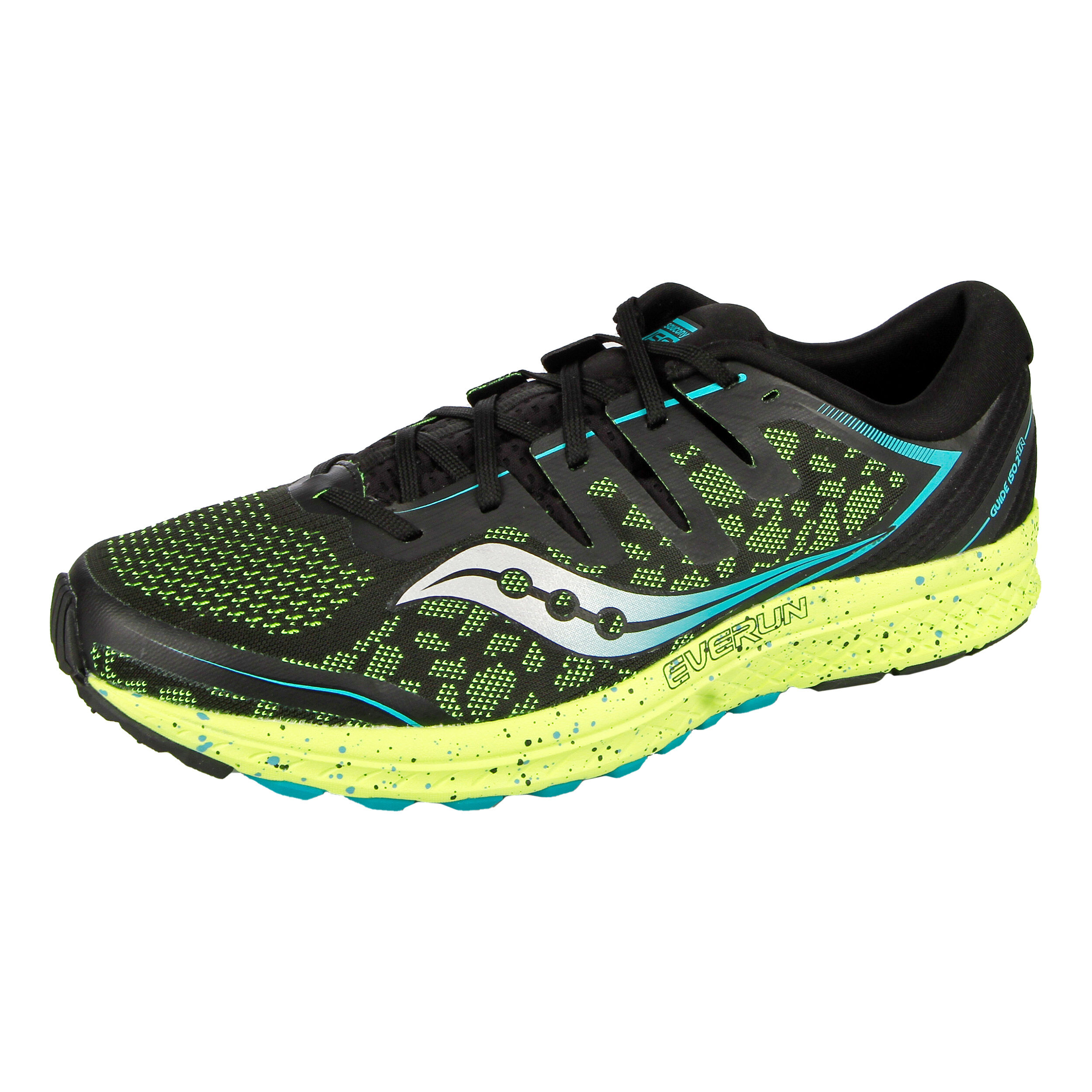 Saucony guide iso 2 mens black hot sale