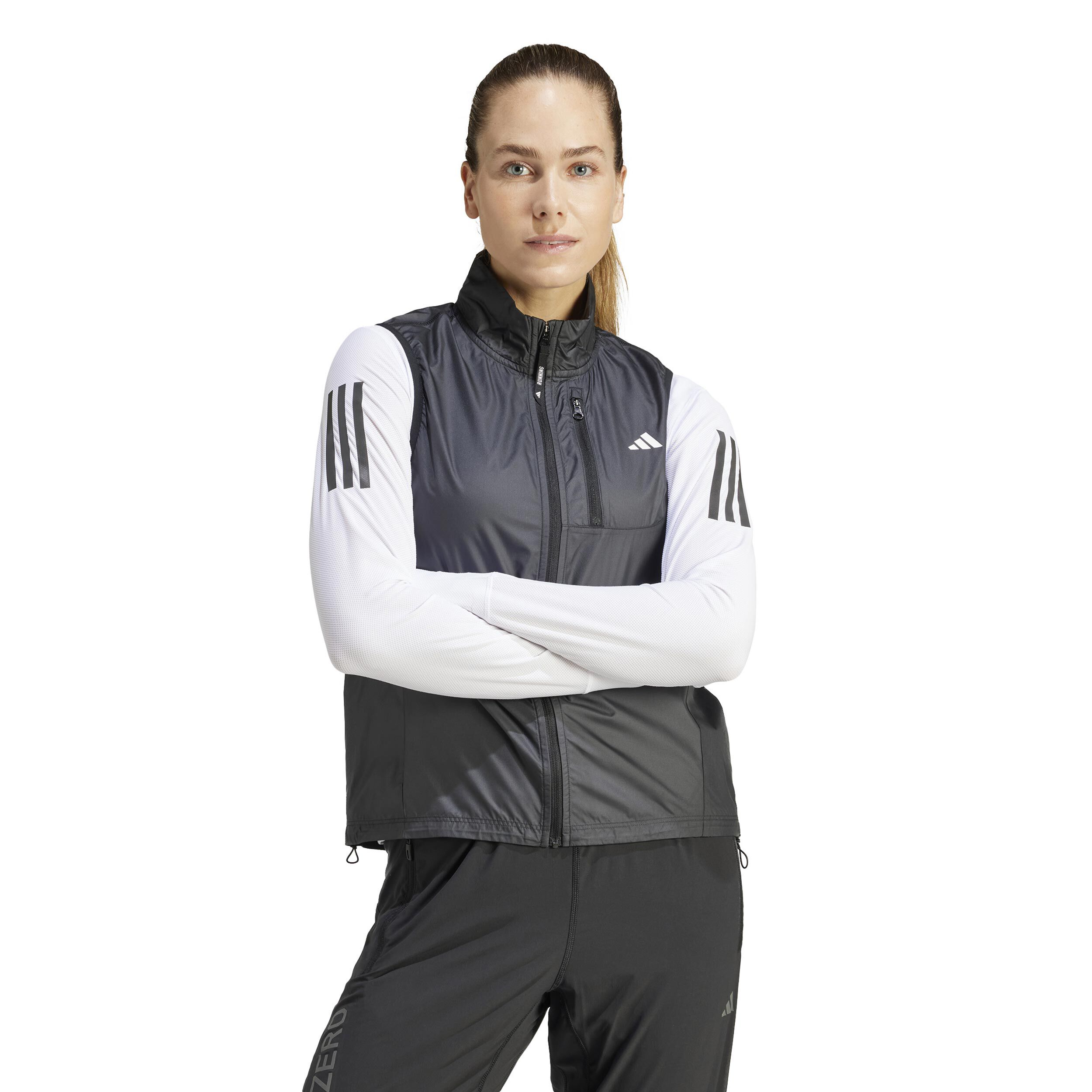 Womens black running vest on sale