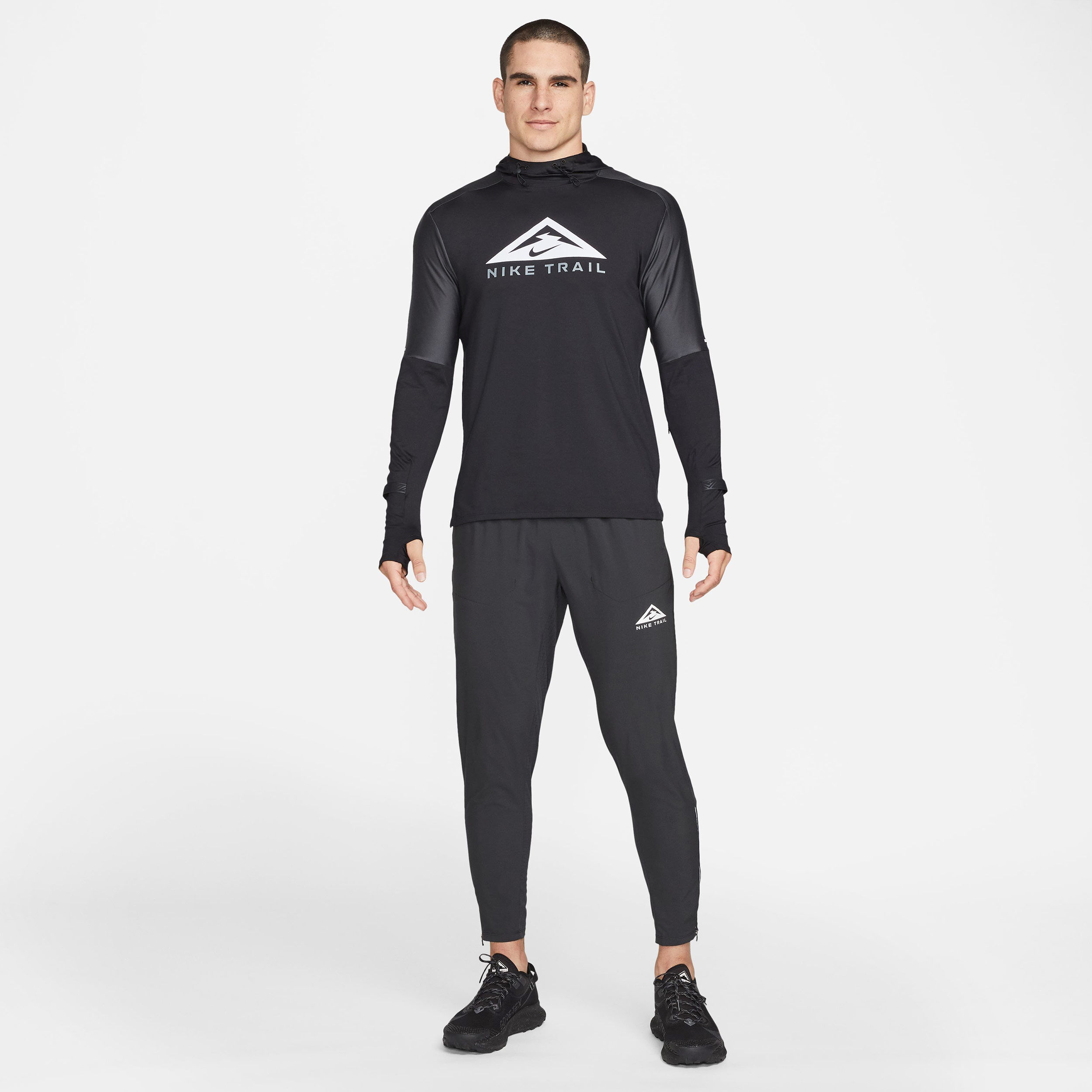Buy Nike Dri Fit Trail GX Running Top Men Black Grey online Running Point COM
