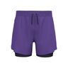 Zeroweight 5in 2in1 Running shorts Men-violet