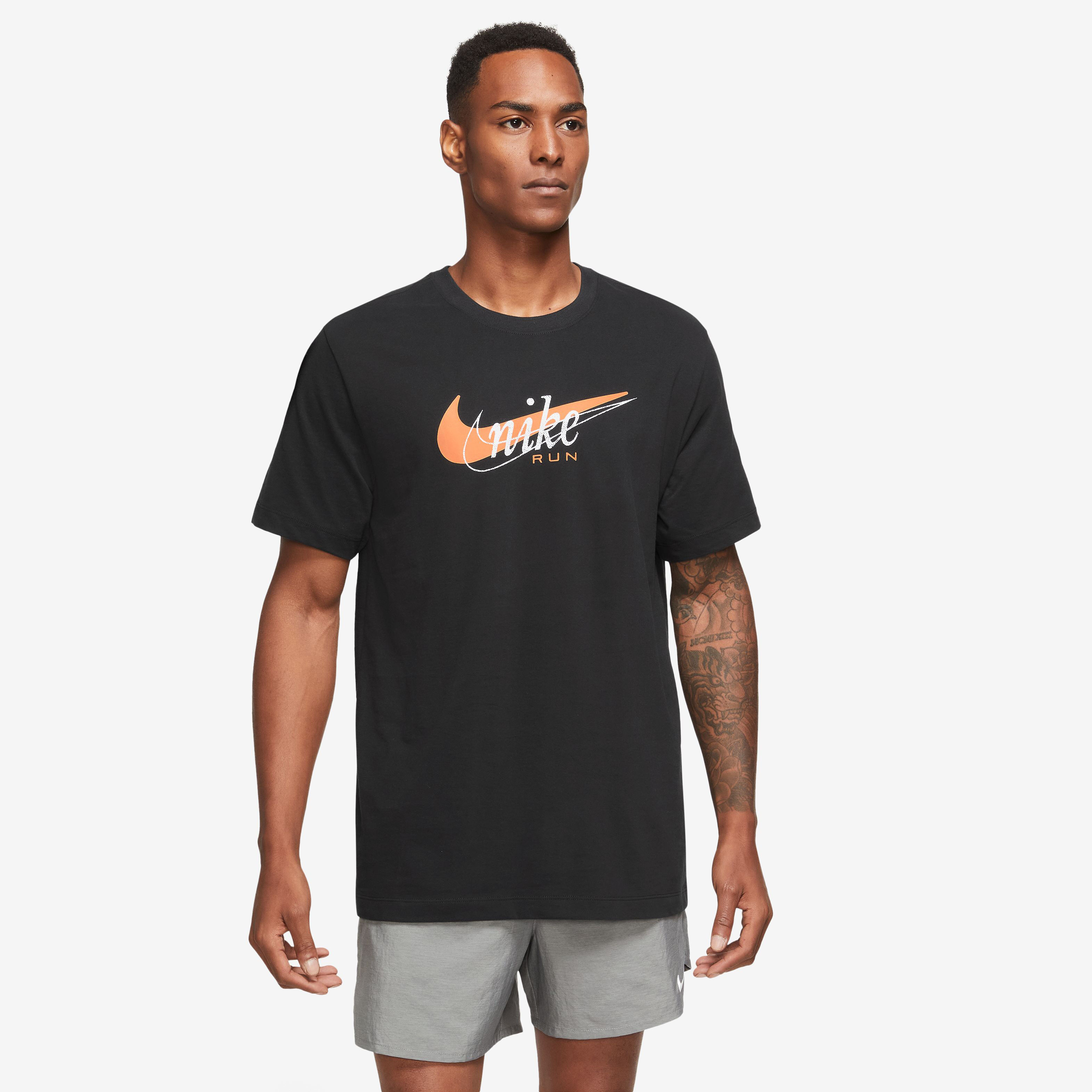 Buy Nike Dri Fit Running Heritage Running Shirt Men Black online Running Point COM