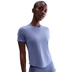 Nike Clothing Nike Swift Tee Running shirt Women-blue grey, silver