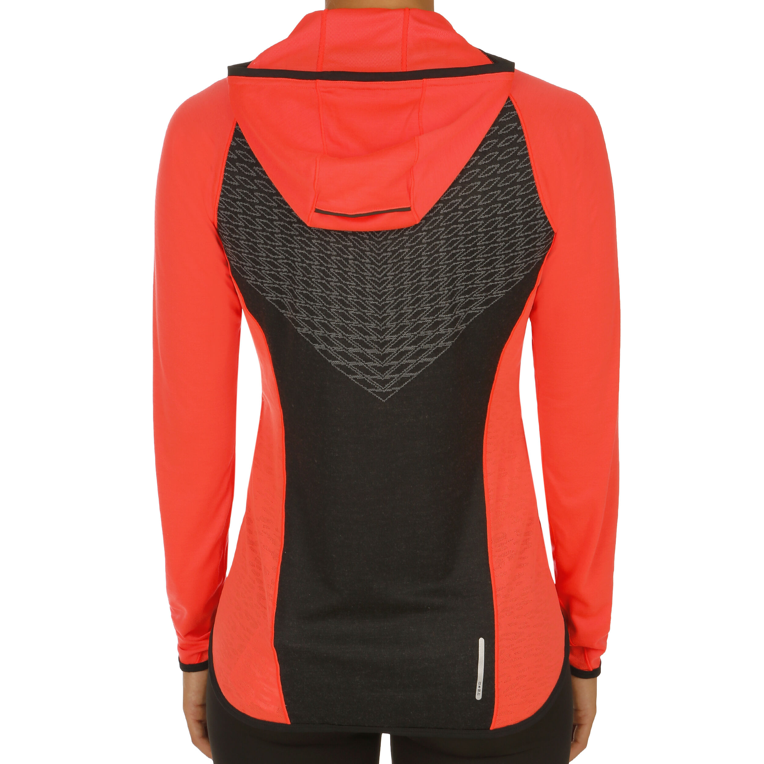 Breath Thermo Body Mapping Training Jacket Women Black Coral