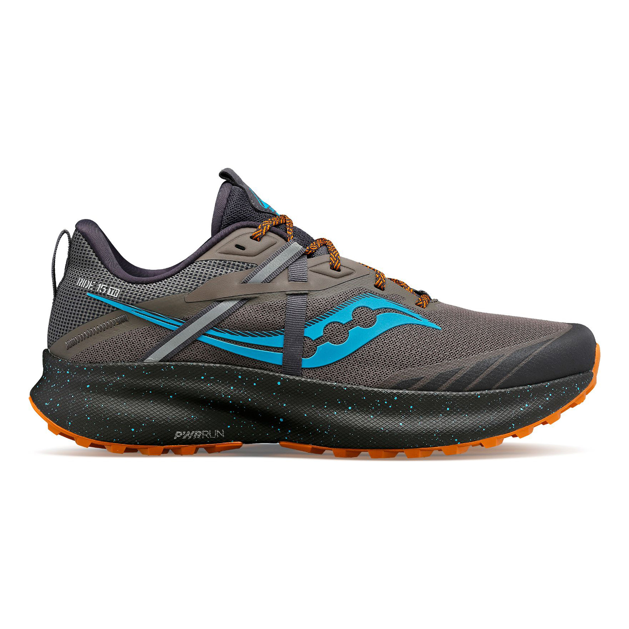 Buy Saucony Ride 15 TR Trail Running Shoe Men Grey Brown online Running Point COM