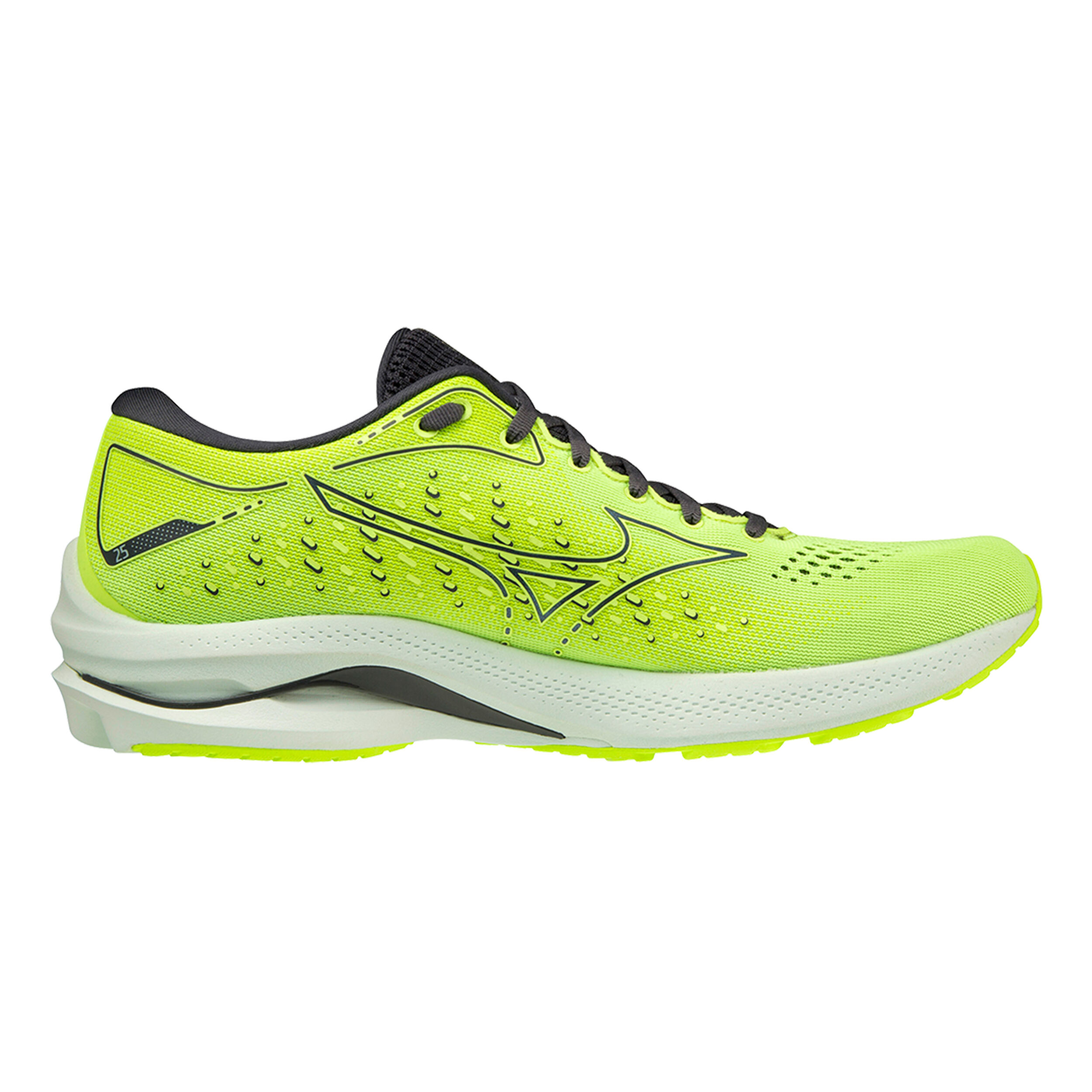 Buy Mizuno Wave Rider 25 Neutral Running Shoe Men Yellow Multicoloured online Running Point COM