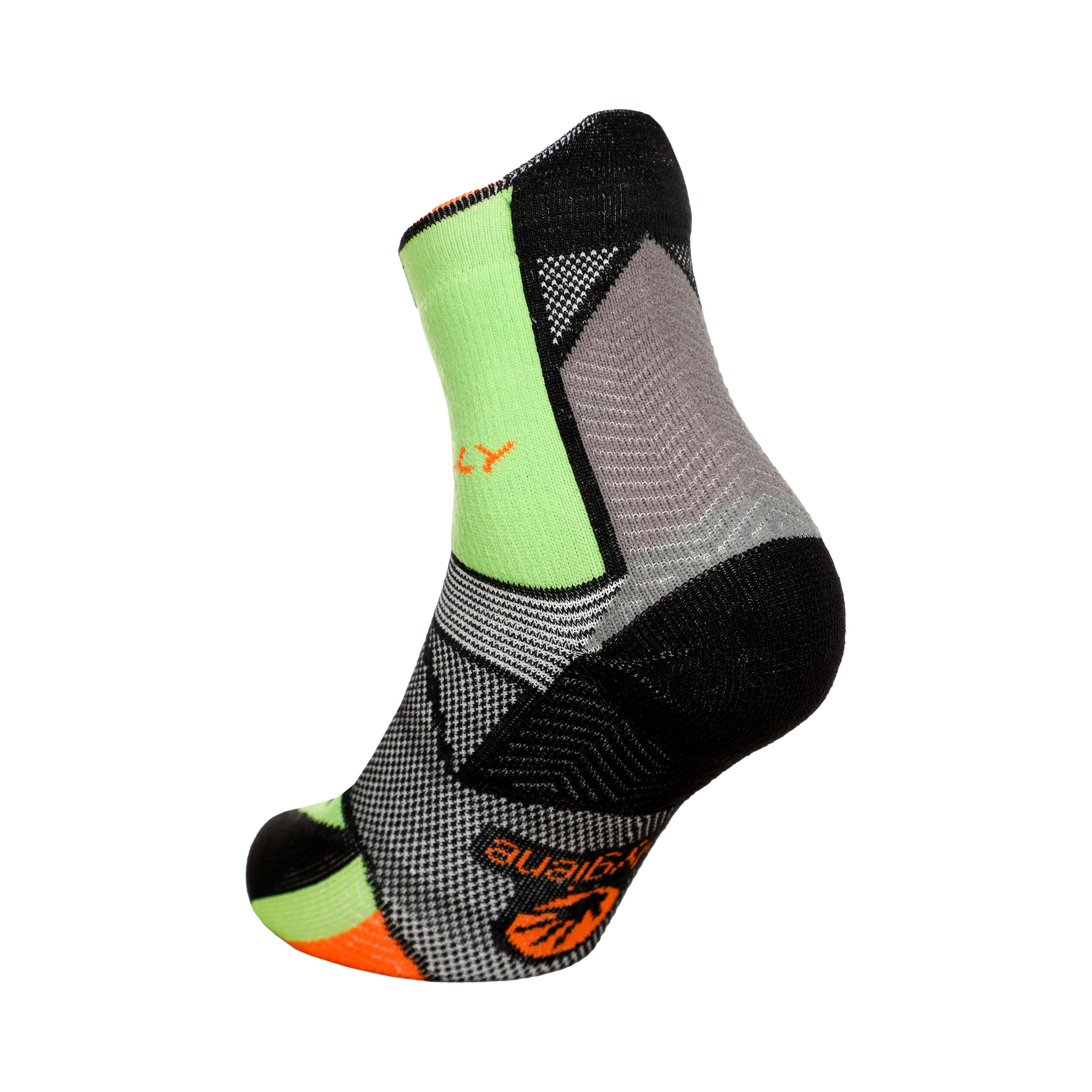 Buy Hilly Marathon Fresh Anklet Medium Cushioning Running Socks Grey Black online Running Point COM