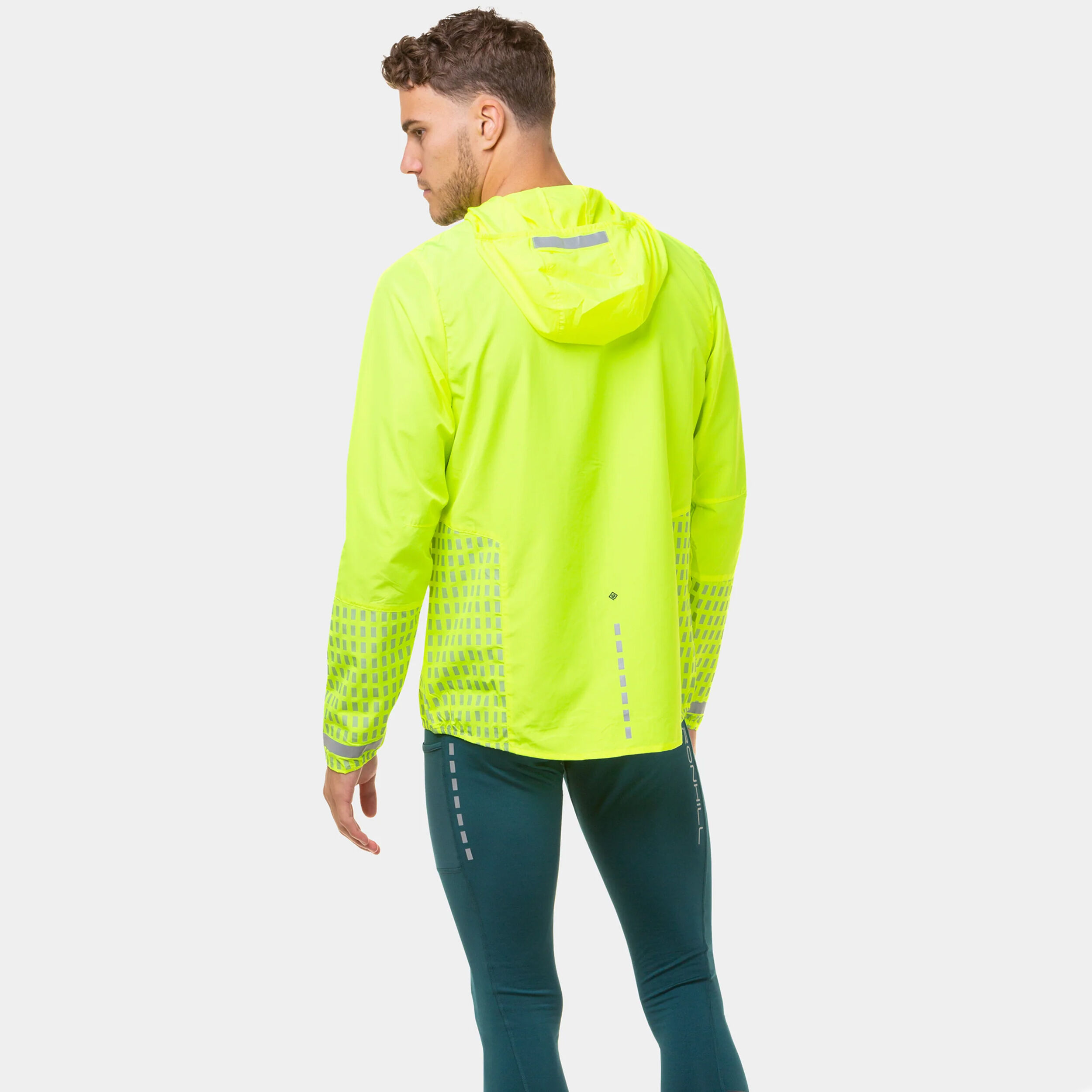 Bright yellow running jacket clearance