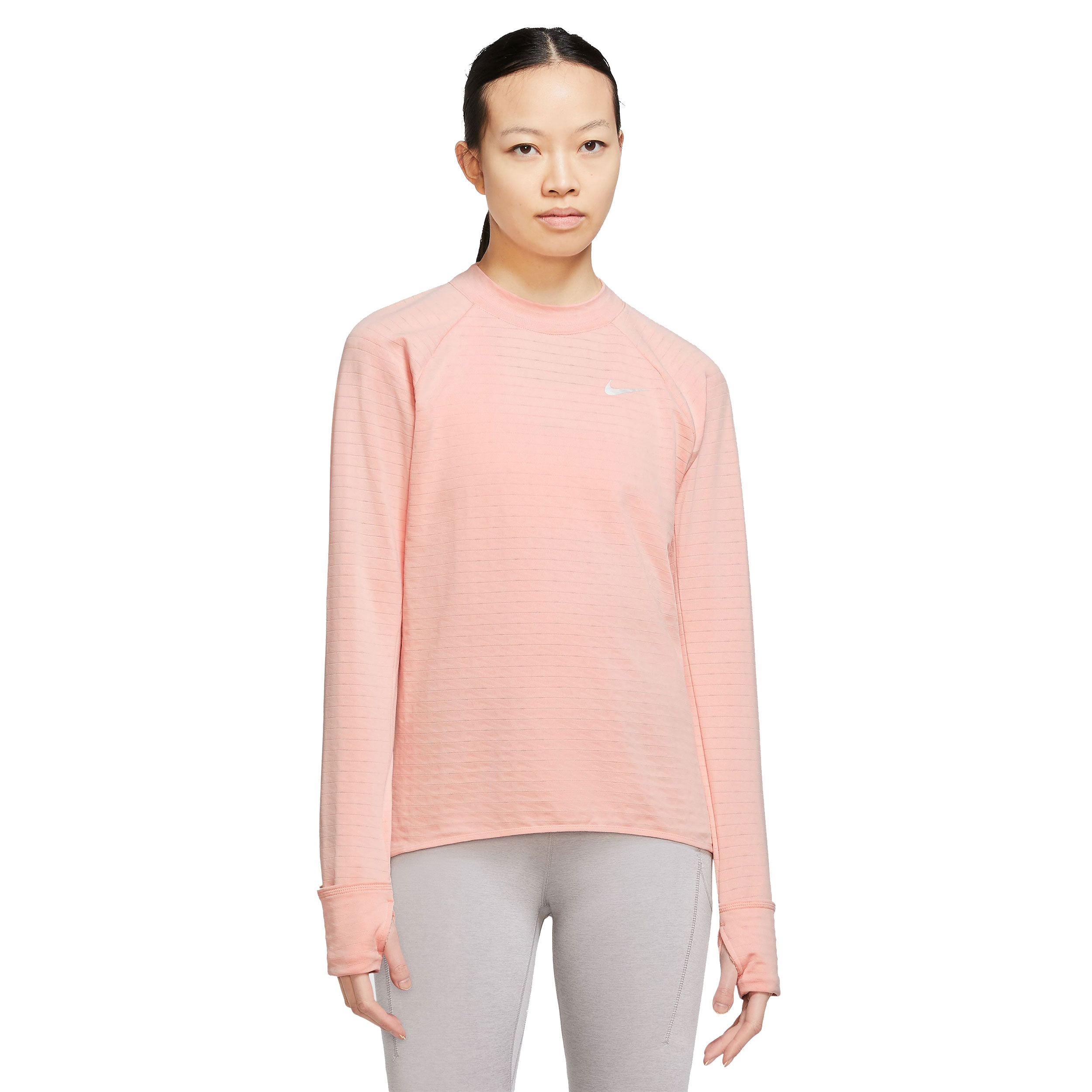 Nike therma crew top sales