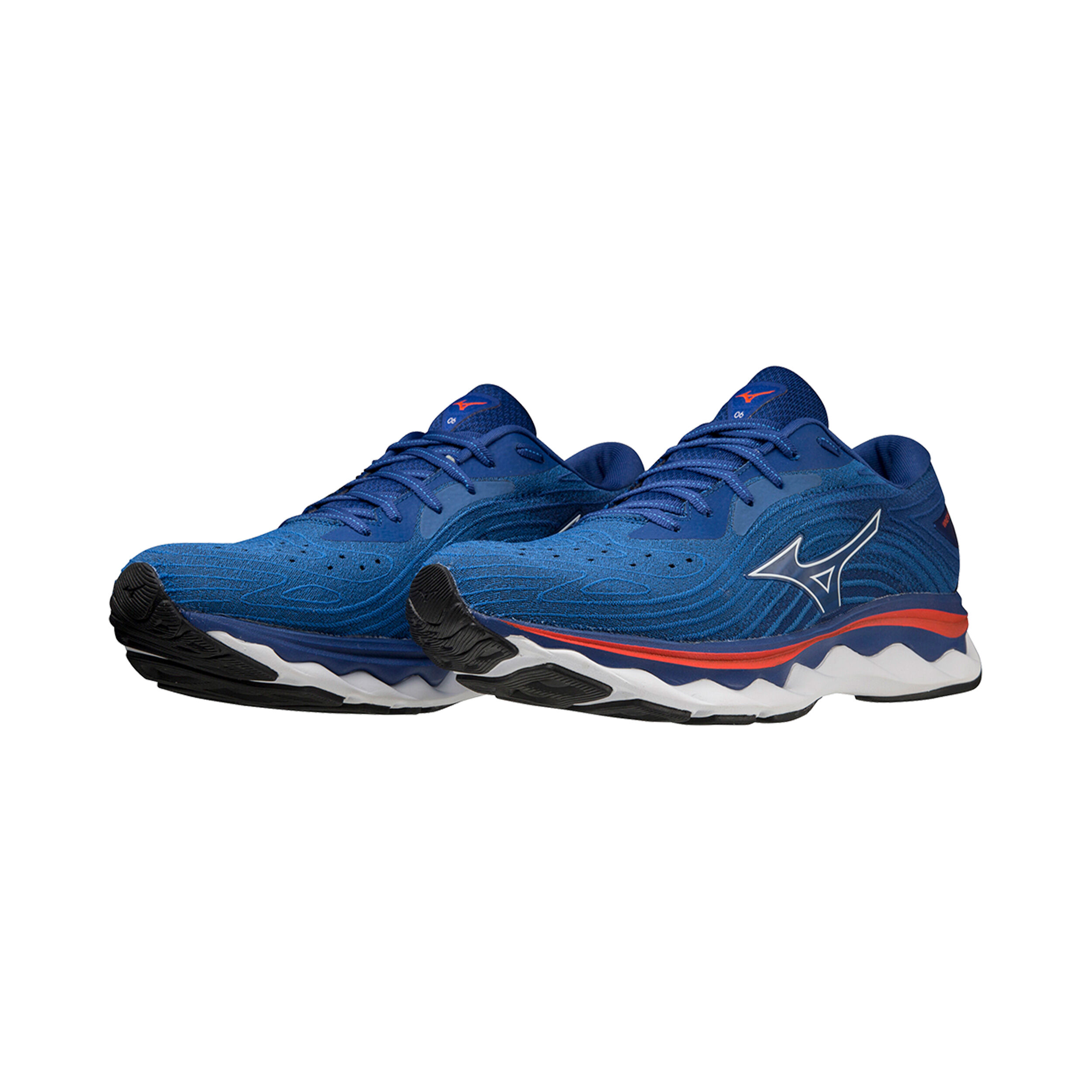 Buy Mizuno Wave Sky 6 Neutral Running Shoe Men Blue Red online