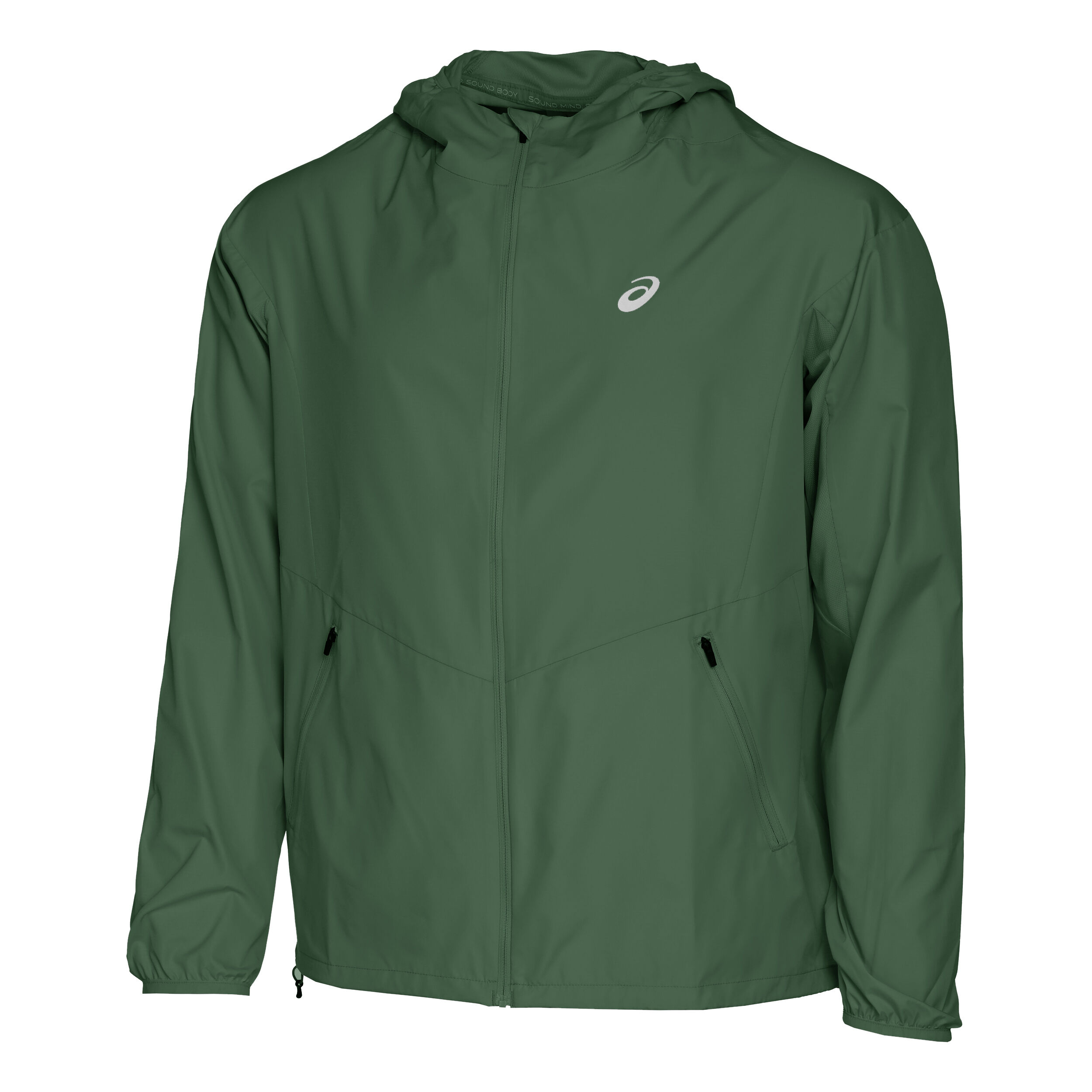 Buy ASICS Accelerate Light Running Jacket Men Olive in size