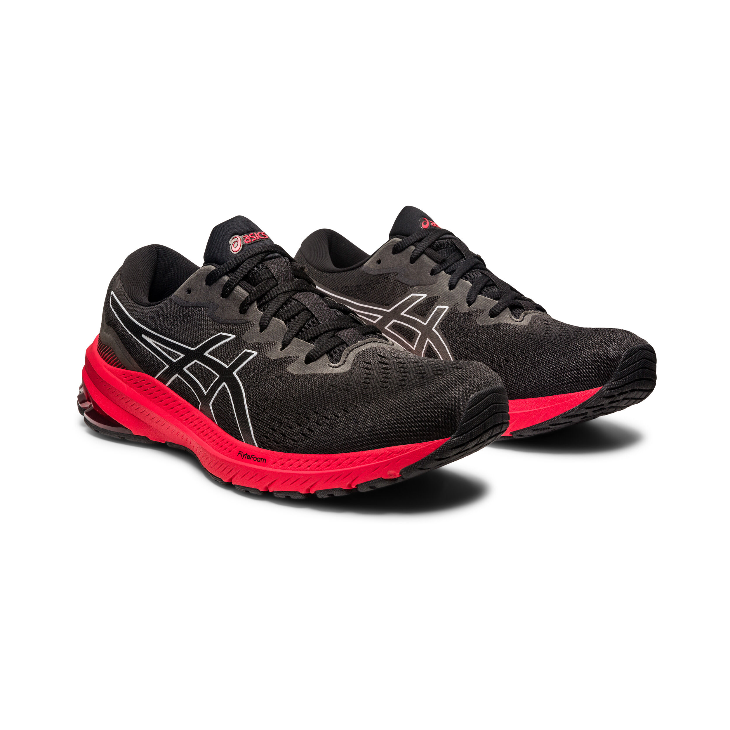 Buy ASICS GT 1000 11 Stability Running Shoe Men Black Red online Running Point COM