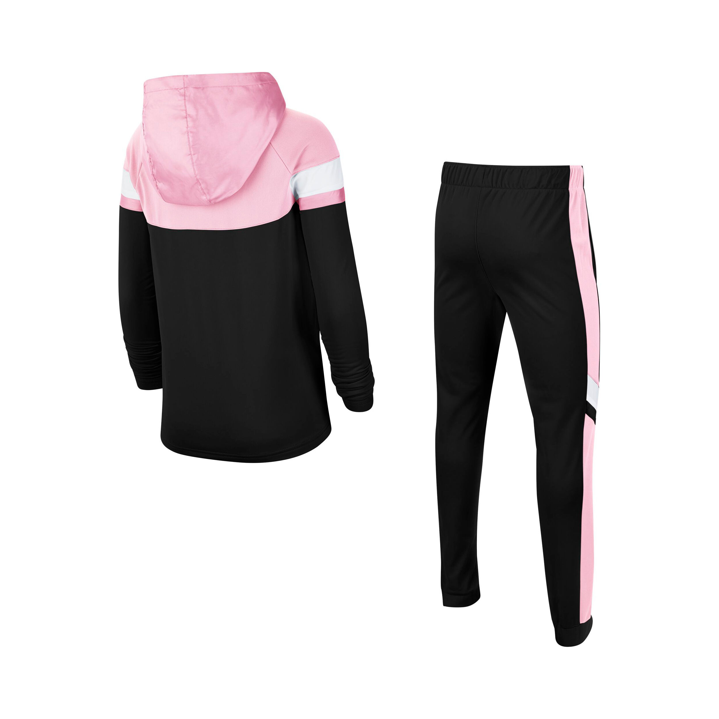 Nike black and pink tracksuit clearance