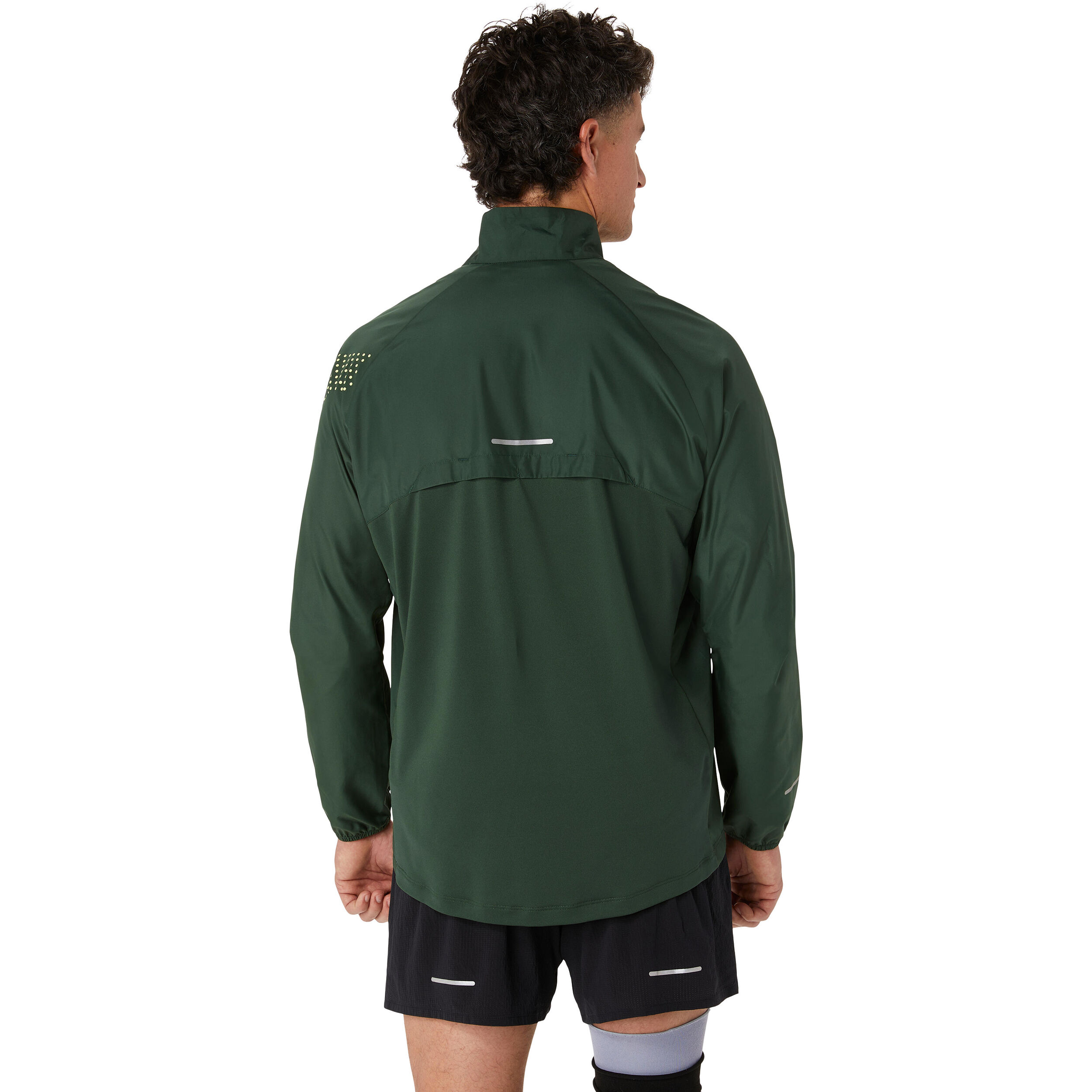 Buy ASICS Icon Running Jacket Men Green, Neon Yellow online