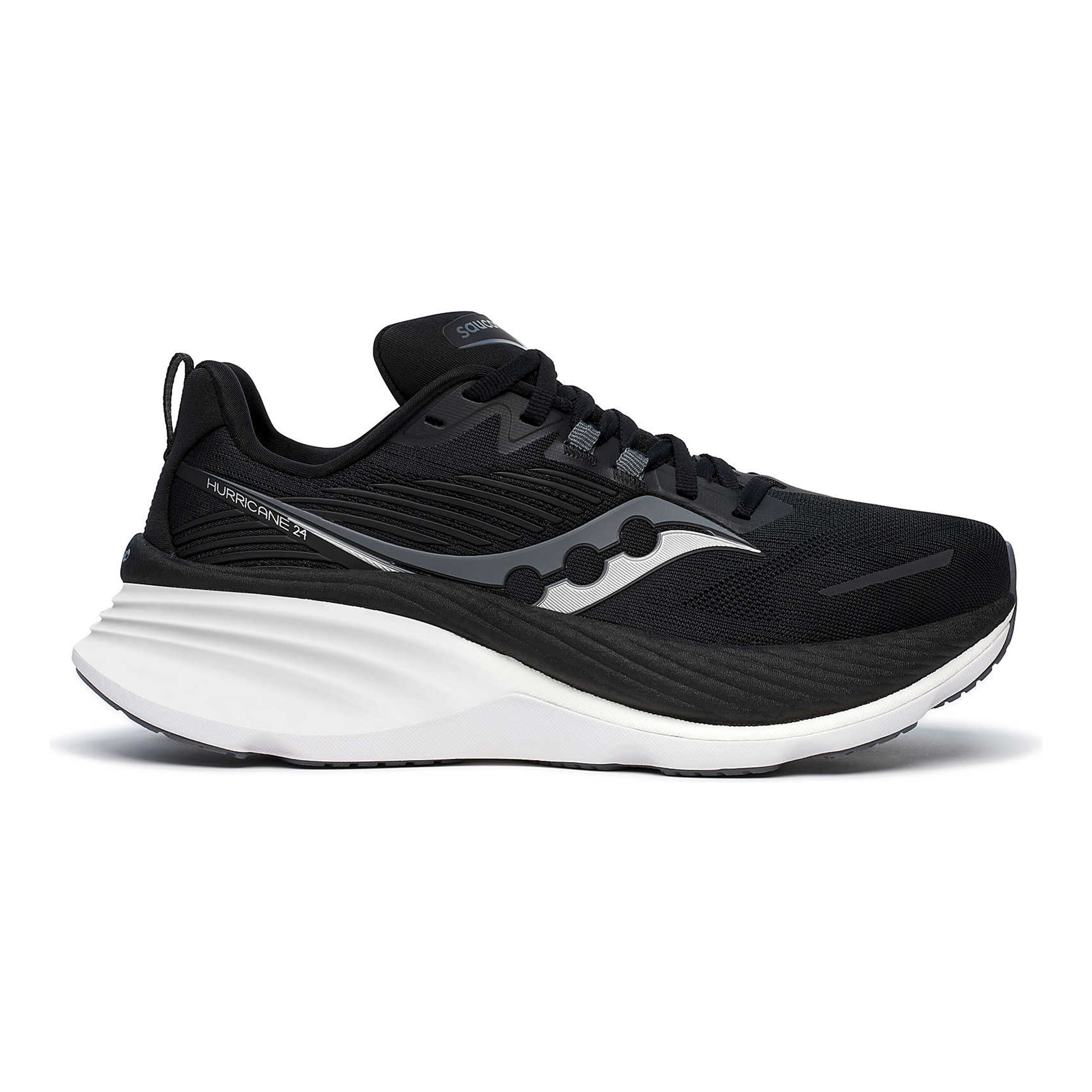 Buy Saucony Hurricane 24 Stability Running Shoe Women Black Grey online Running Point COM