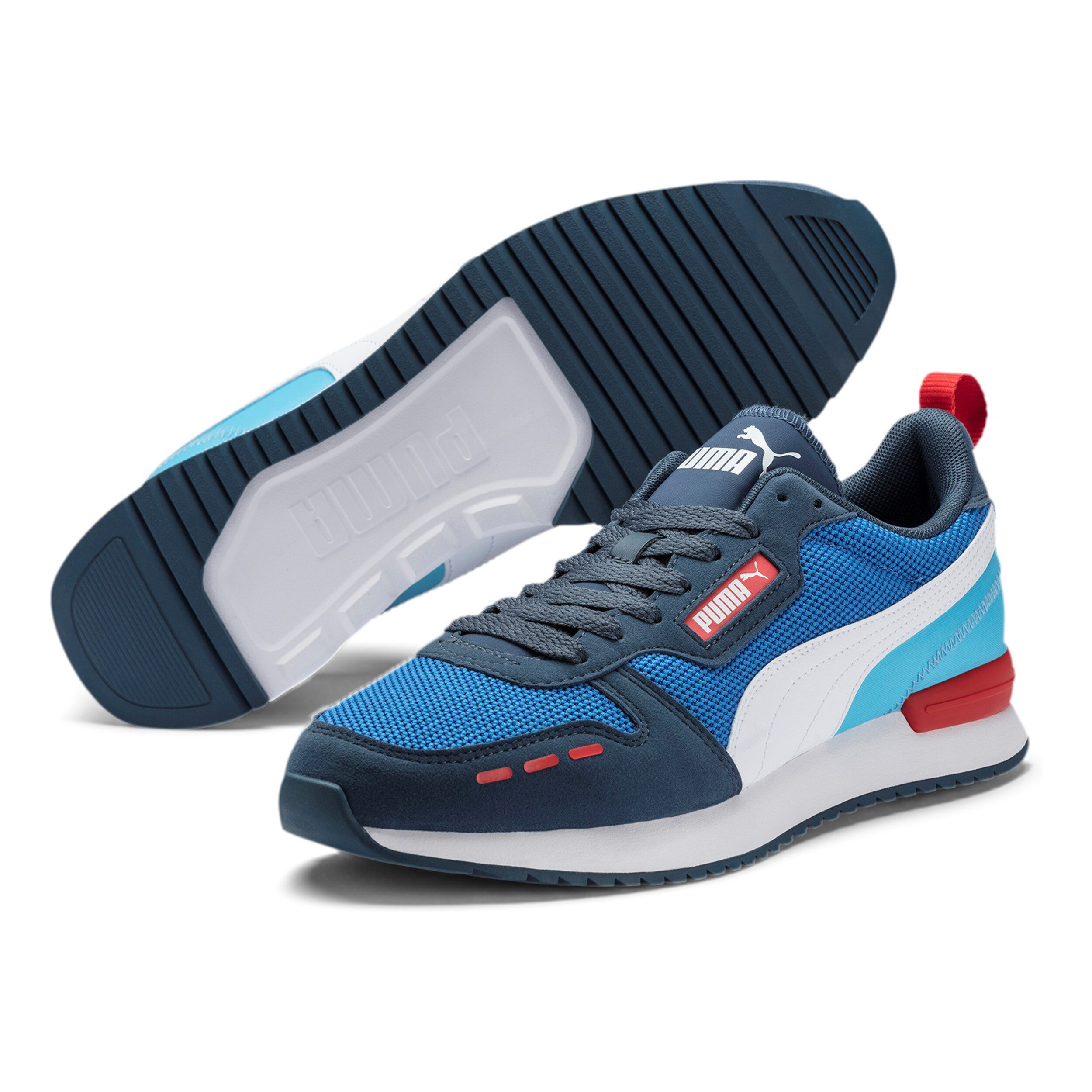 Buy Puma R78 Sneakers Men Dark Blue Light Blue in size 43 online Running Point COM
