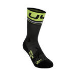 UYN Clothing UYN Runner's One Mid Socks Running Socks Men-Grey,Lime