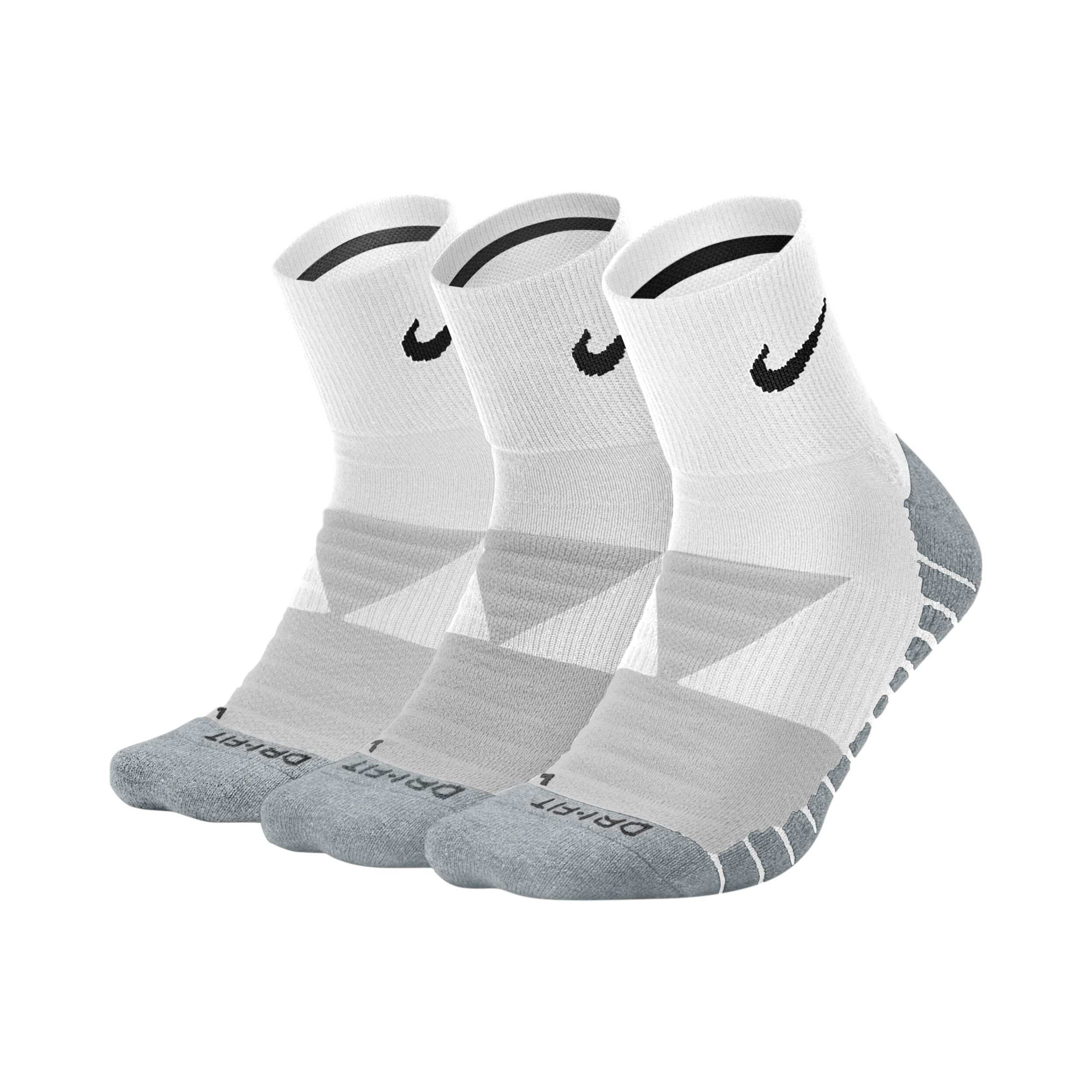 Nike dri fit quarter socks xl online