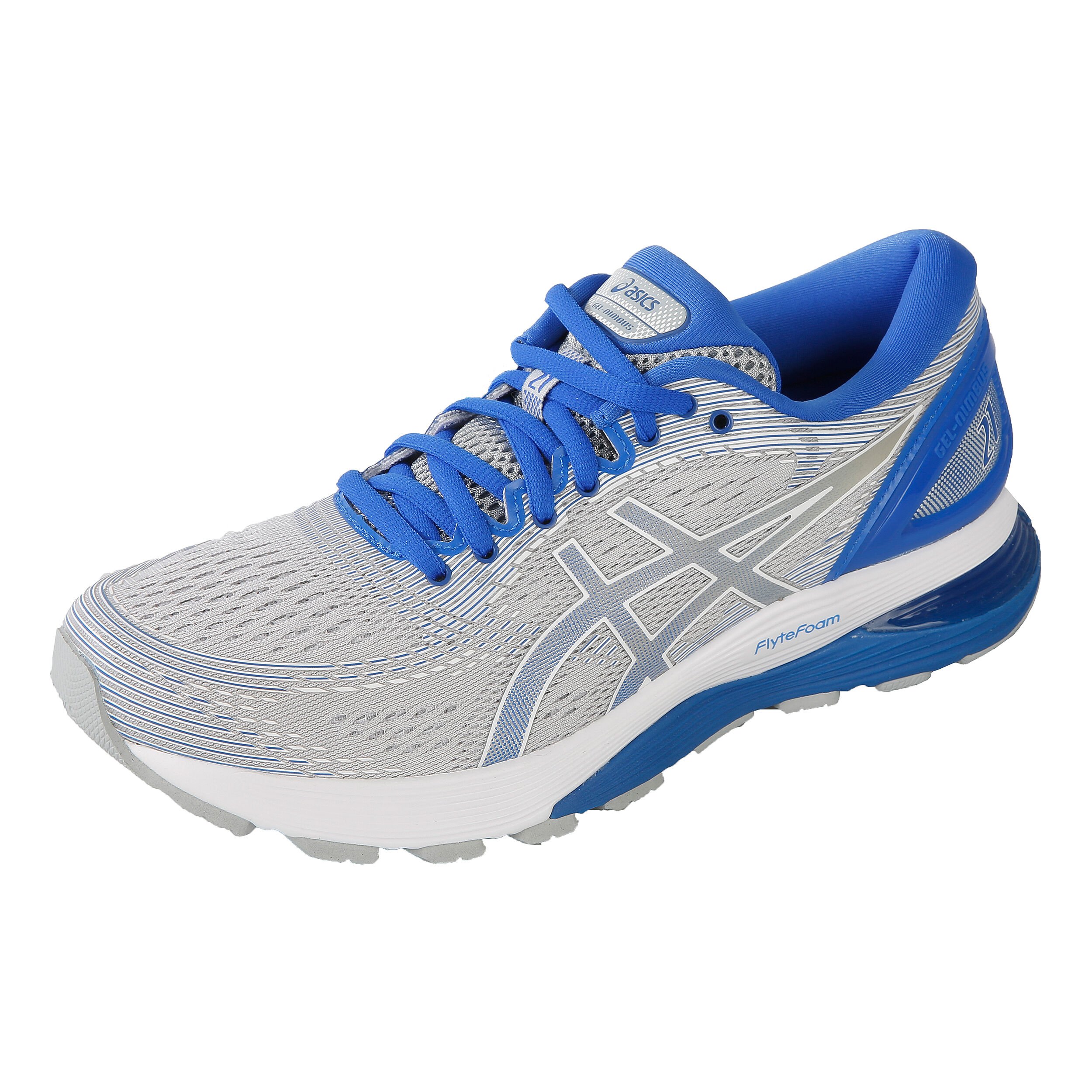 Buy ASICS Gel Nimbus 21 Lite Show Neutral Running Shoe Women Lightgrey Blue online Running Point COM