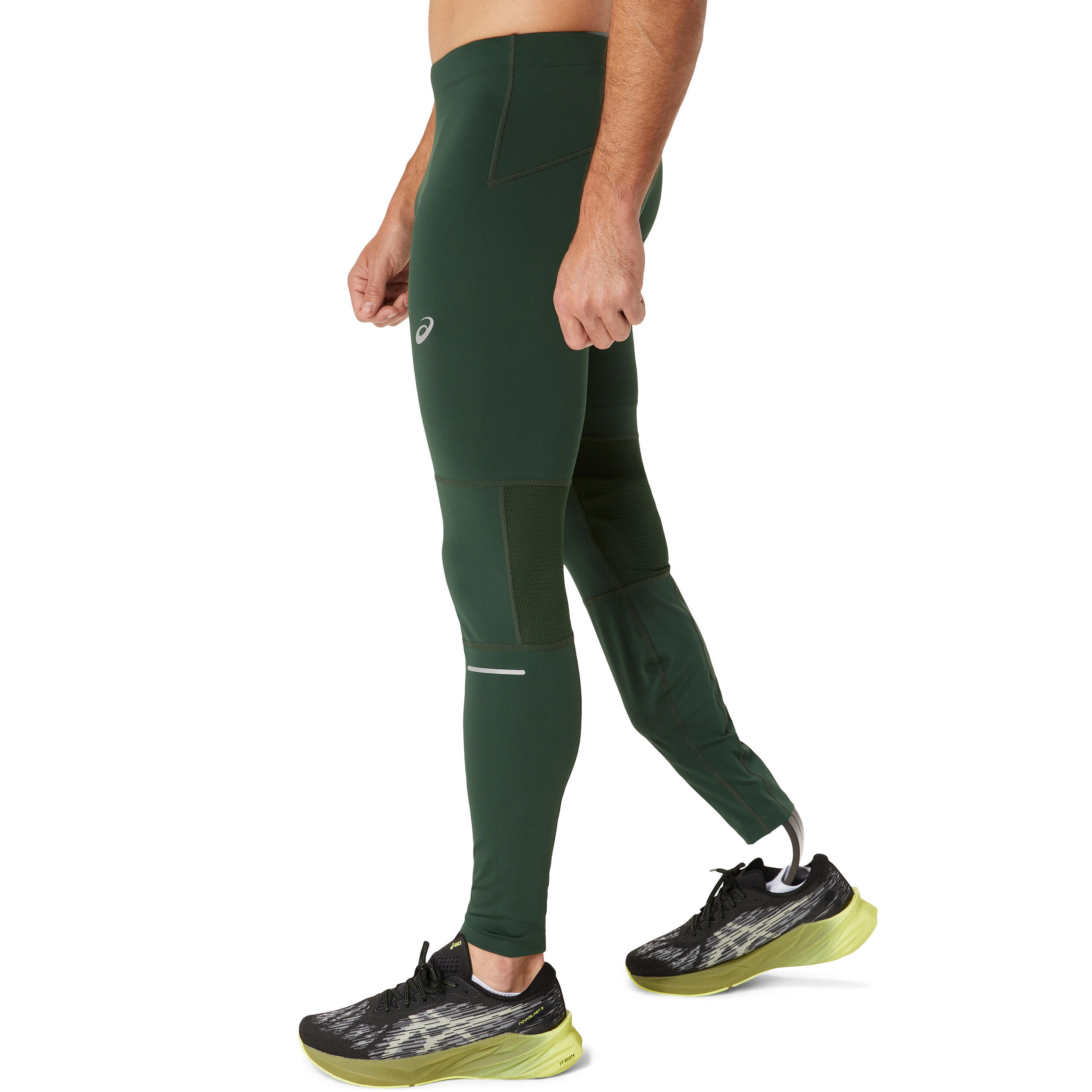 Green running tights mens sales