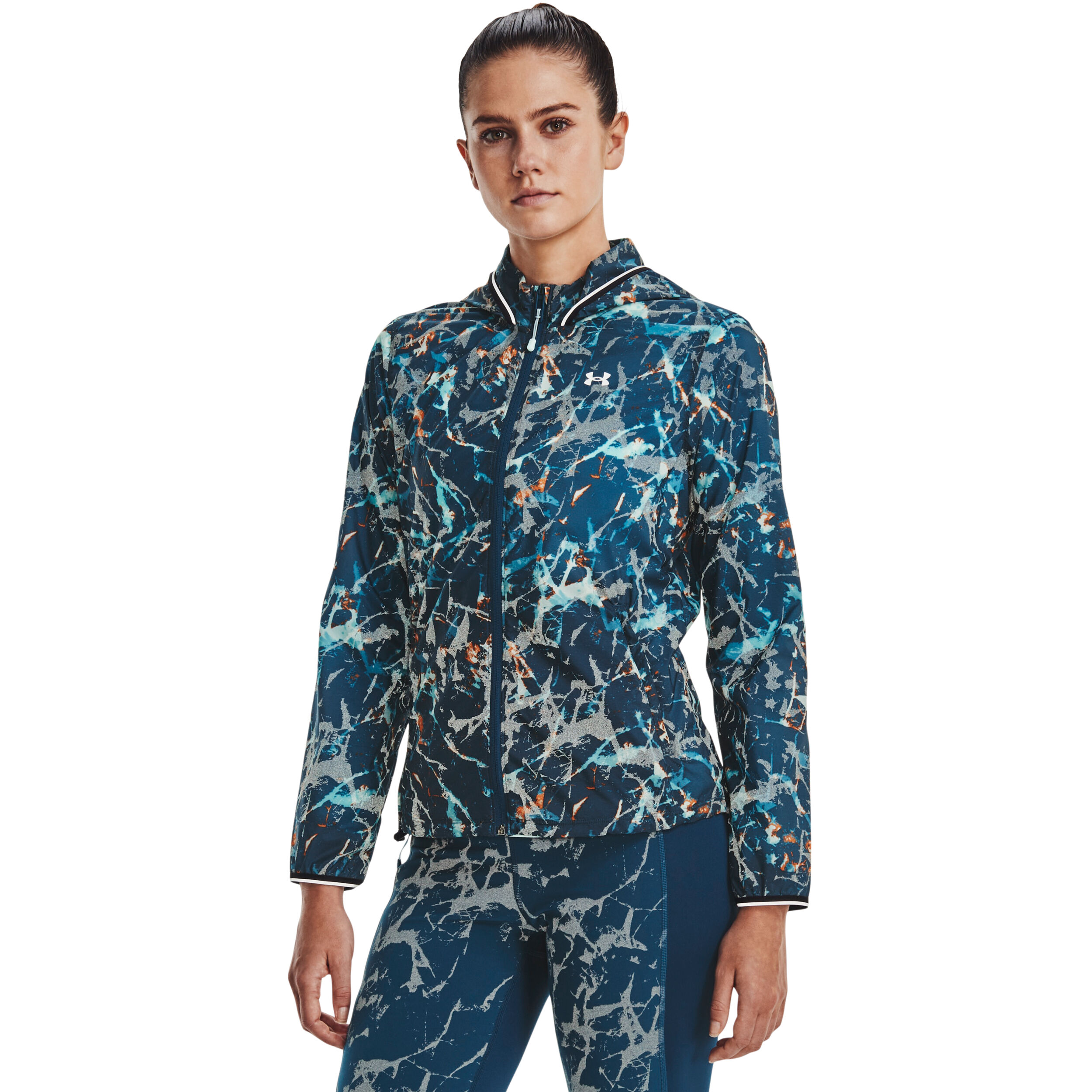Buy Under Armour Storm Outrun The Cold Running Jacket Women Blue Black online Running Point COM