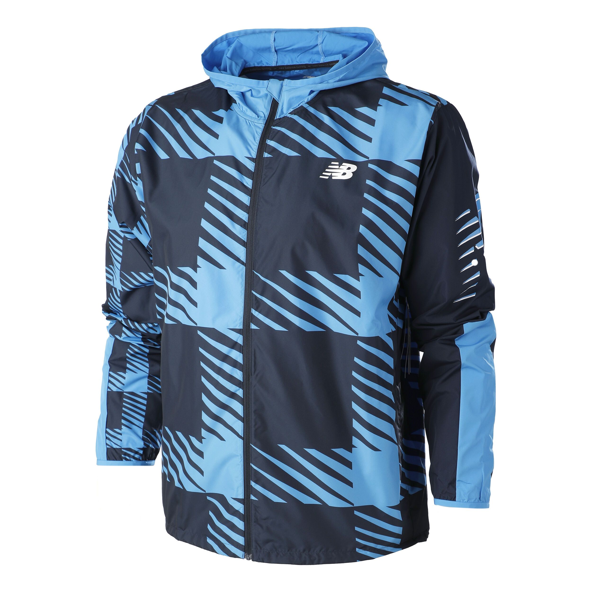 Buy New Balance Printed Fast Flight Running Jacket Men Dark Blue Light Blue online Running Point COM