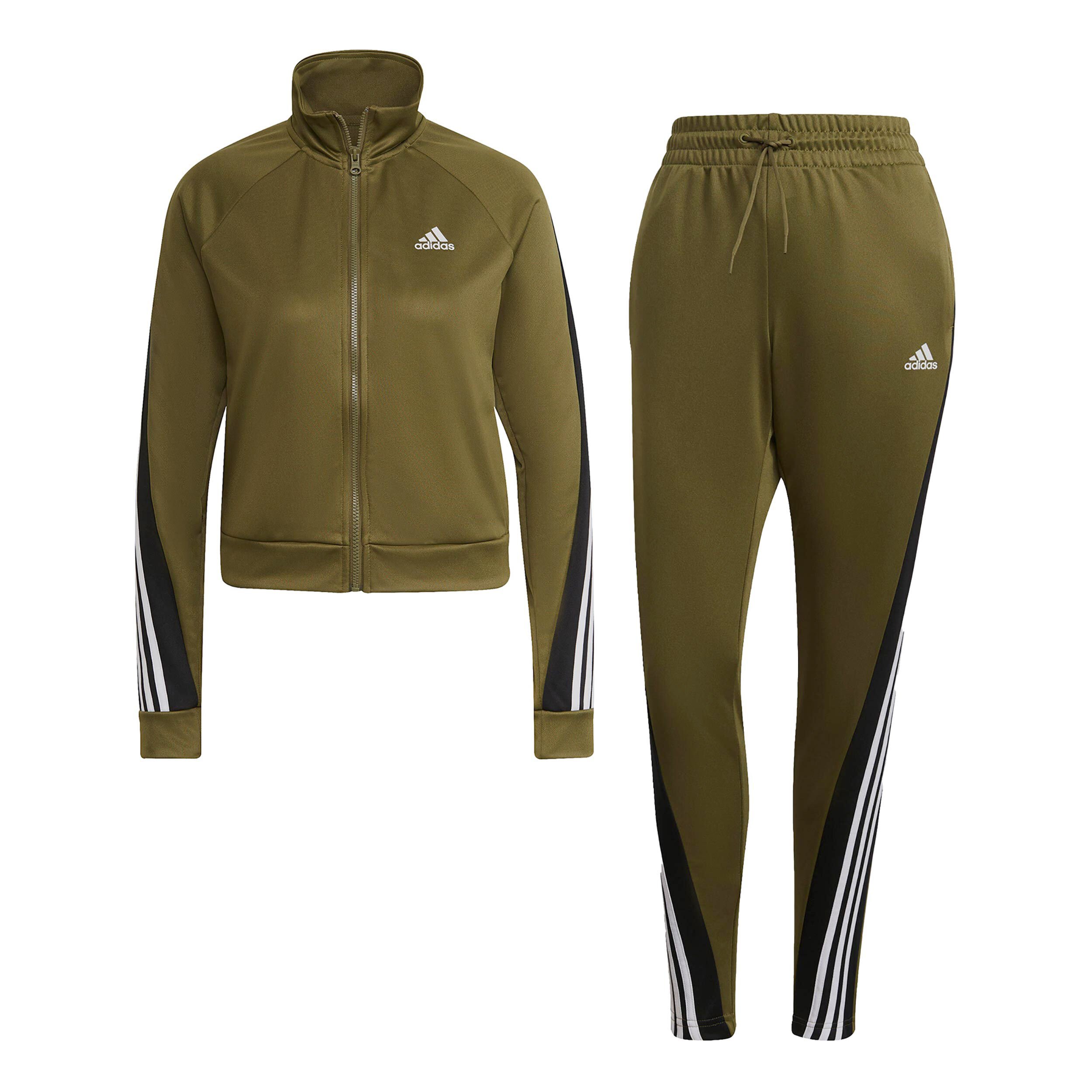Khaki green adidas tracksuit womens new arrivals