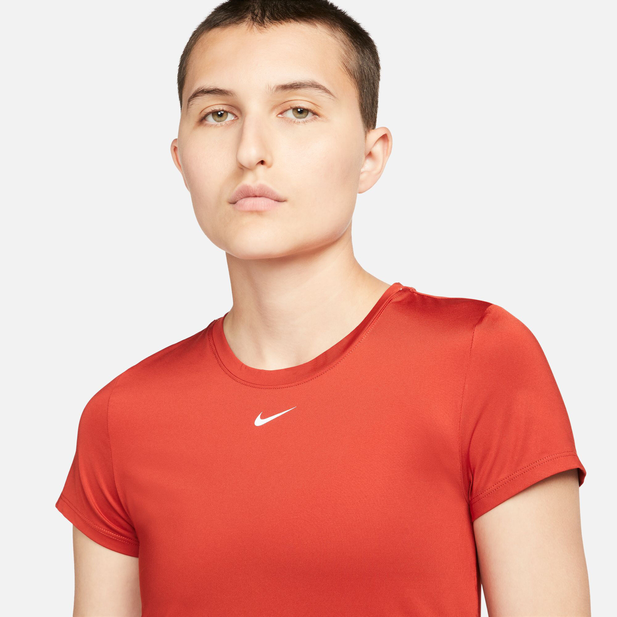 Tee shirt store nike orange femme