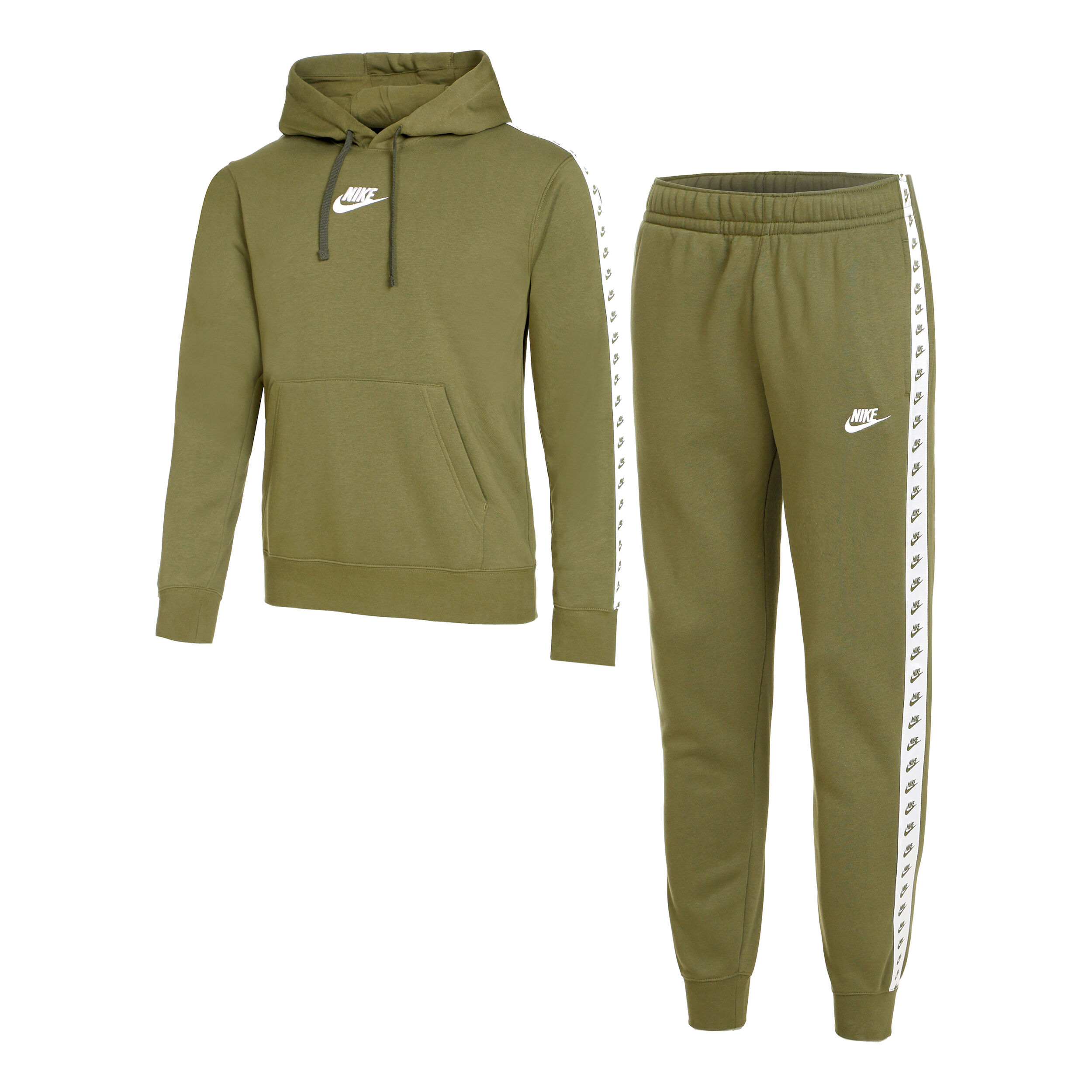 Buy Nike Sportswear Sport Essentials Fleece Tracksuit Men Olive White online Running Point COM