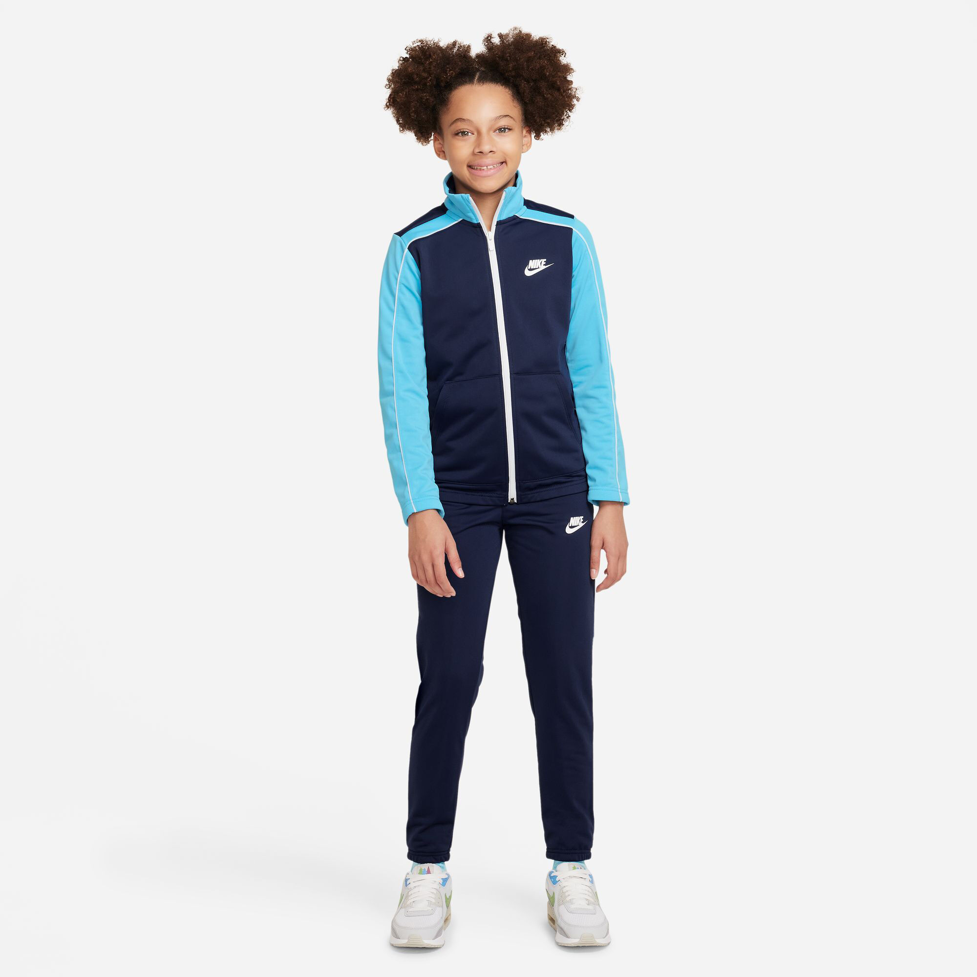 Buy Nike Sportswear Futura Tracksuit Boys Dark Blue Turquoise online Running Point COM