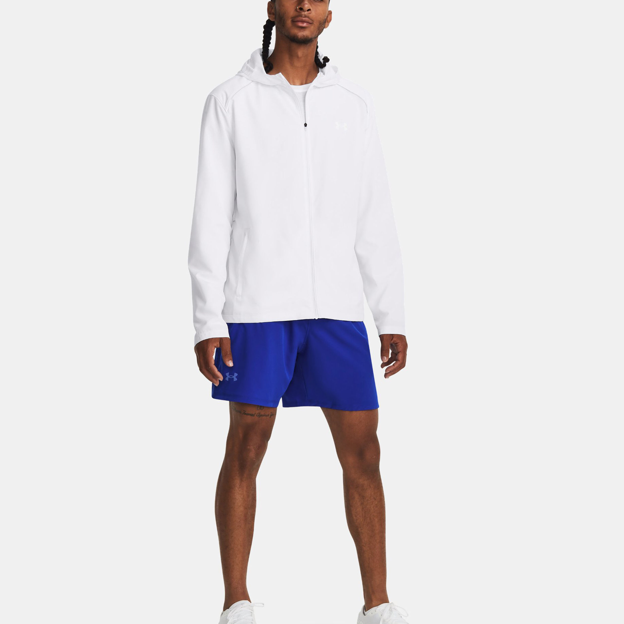 Buy Under Armour Storm Run Hooded Running Jacket Men White