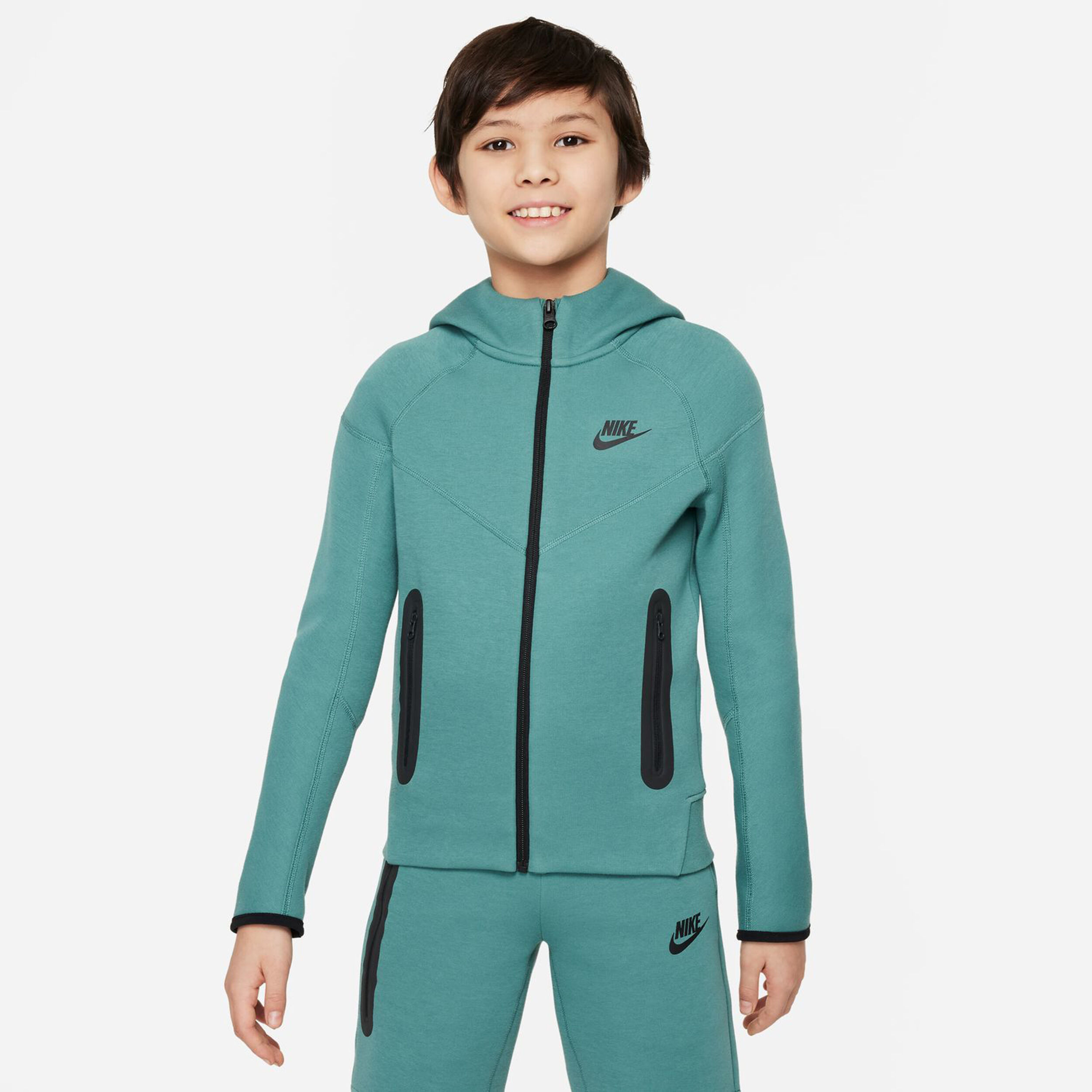 Nike tech fleece dark green on sale