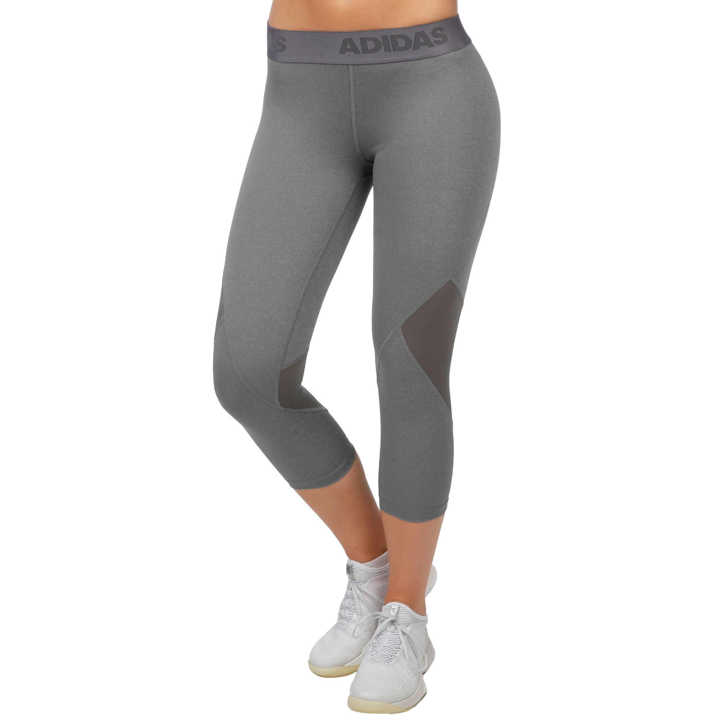 Buy adidas AlphaSkin Heather Tight Women Grey Dark Grey online Running Point COM