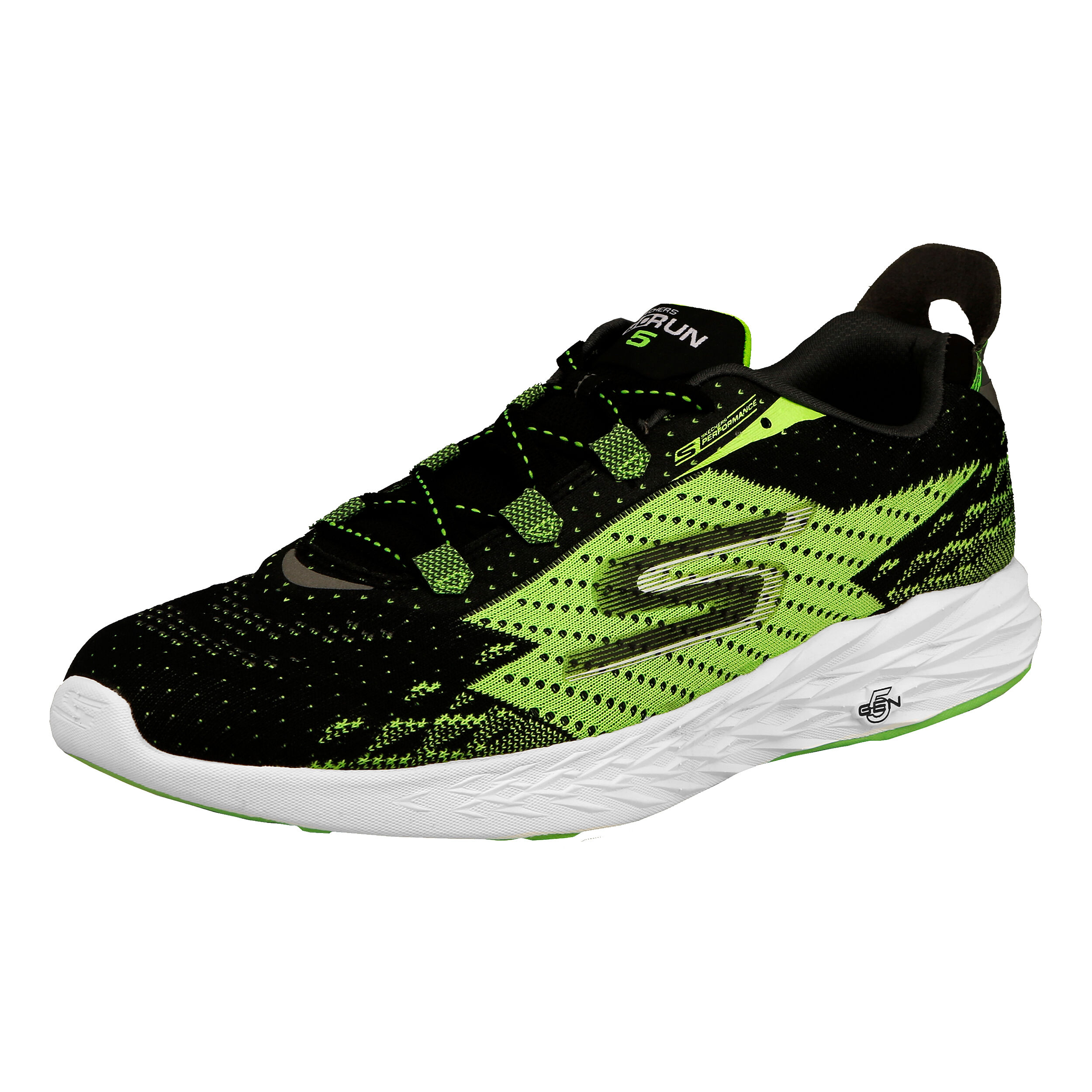 Buy Skechers GO Run 5 Neutral Running Shoe Men Black Green online Running Point COM