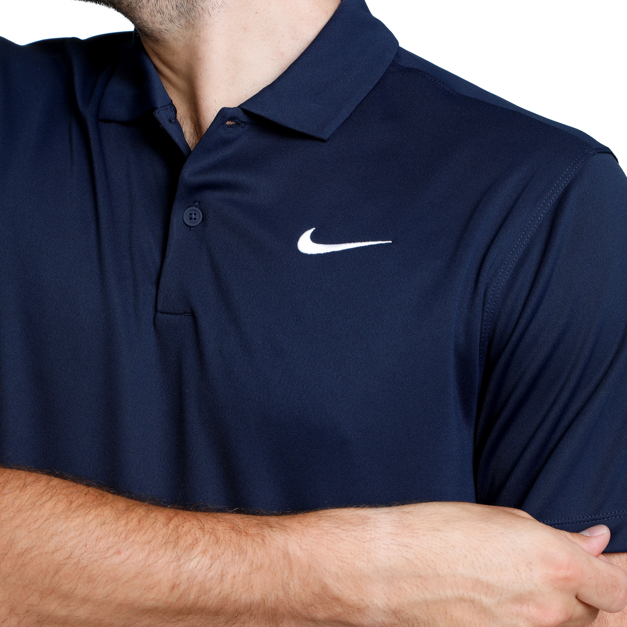 Buy Nike Dri Fit Solid Polo Men Dark Blue online Running Point COM