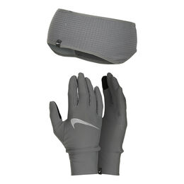 Nike Essential Running Headband + Gloves Set