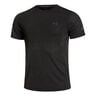 Seamless Stride Running Shirt Men-Black