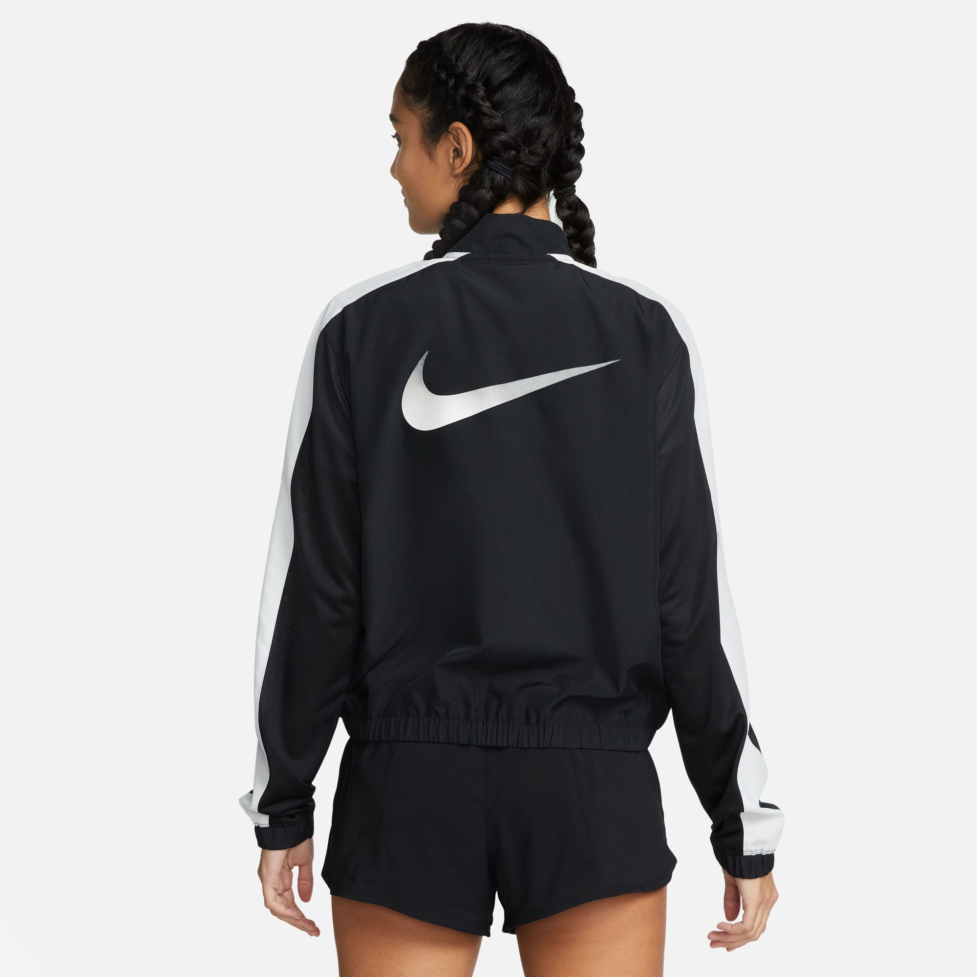 Buy Nike Swoosh Running Jacket Women Black, Grey online