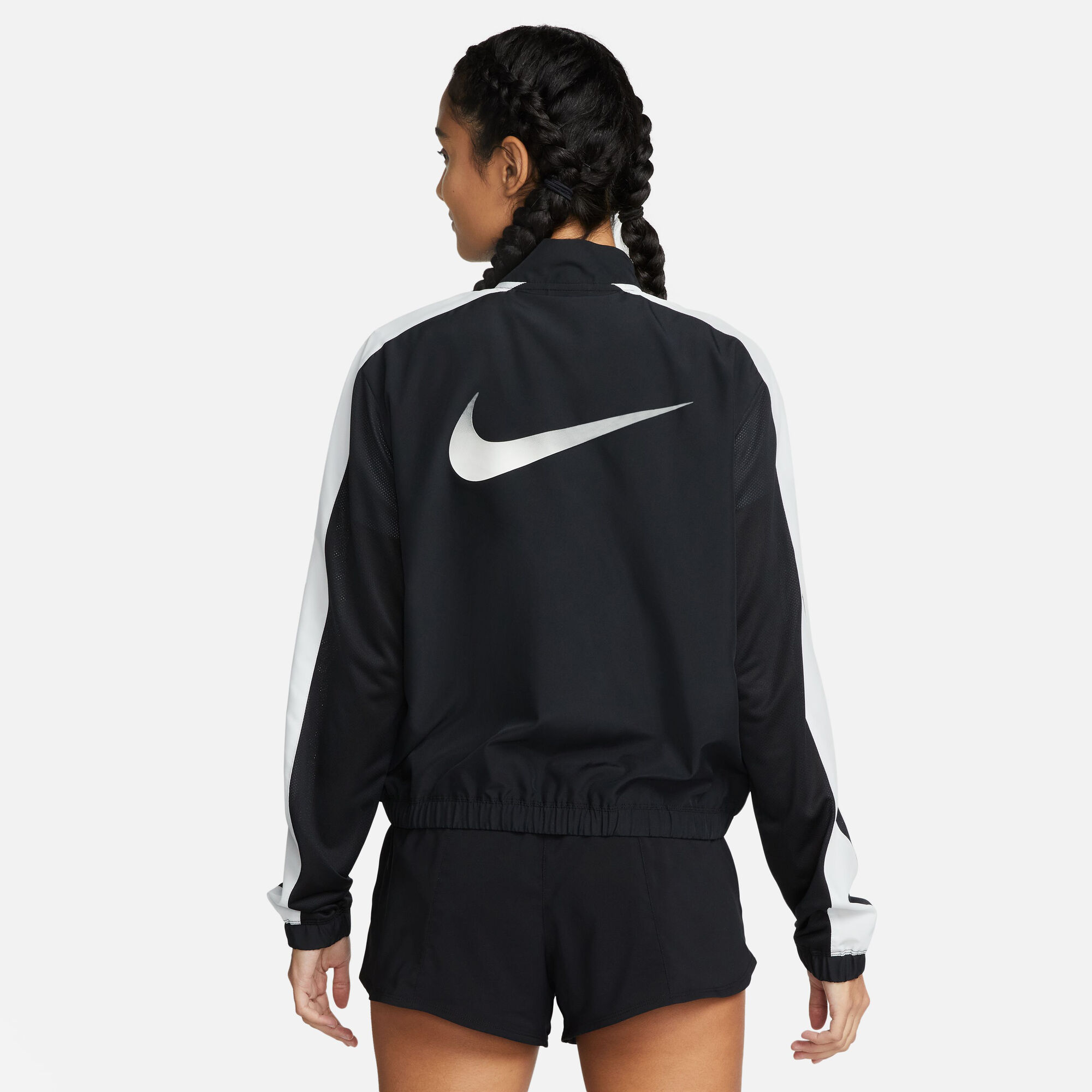 Swoosh Running Jacket Women - Black, Grey