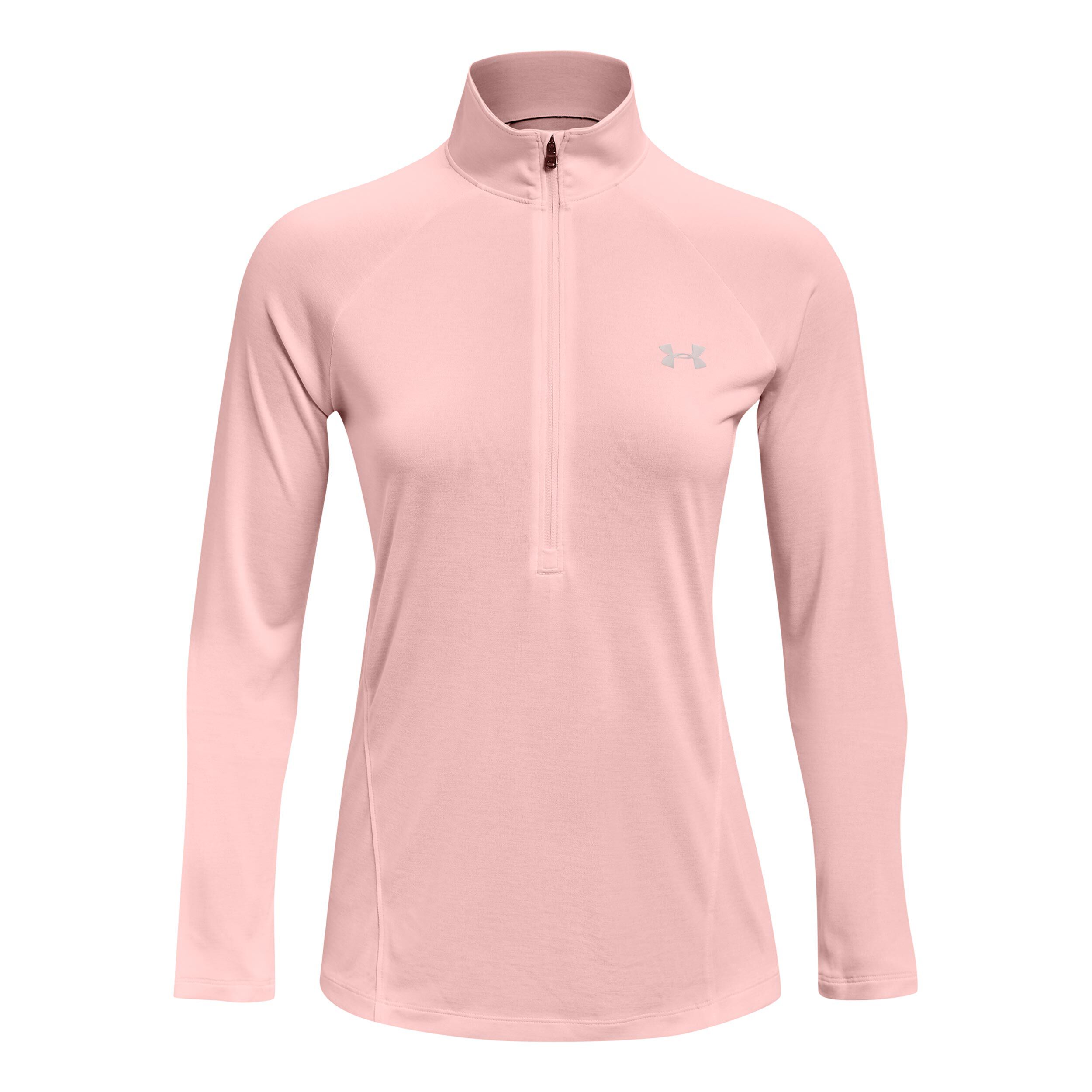 Tech Twist Half Zip Long Sleeve Women Pink