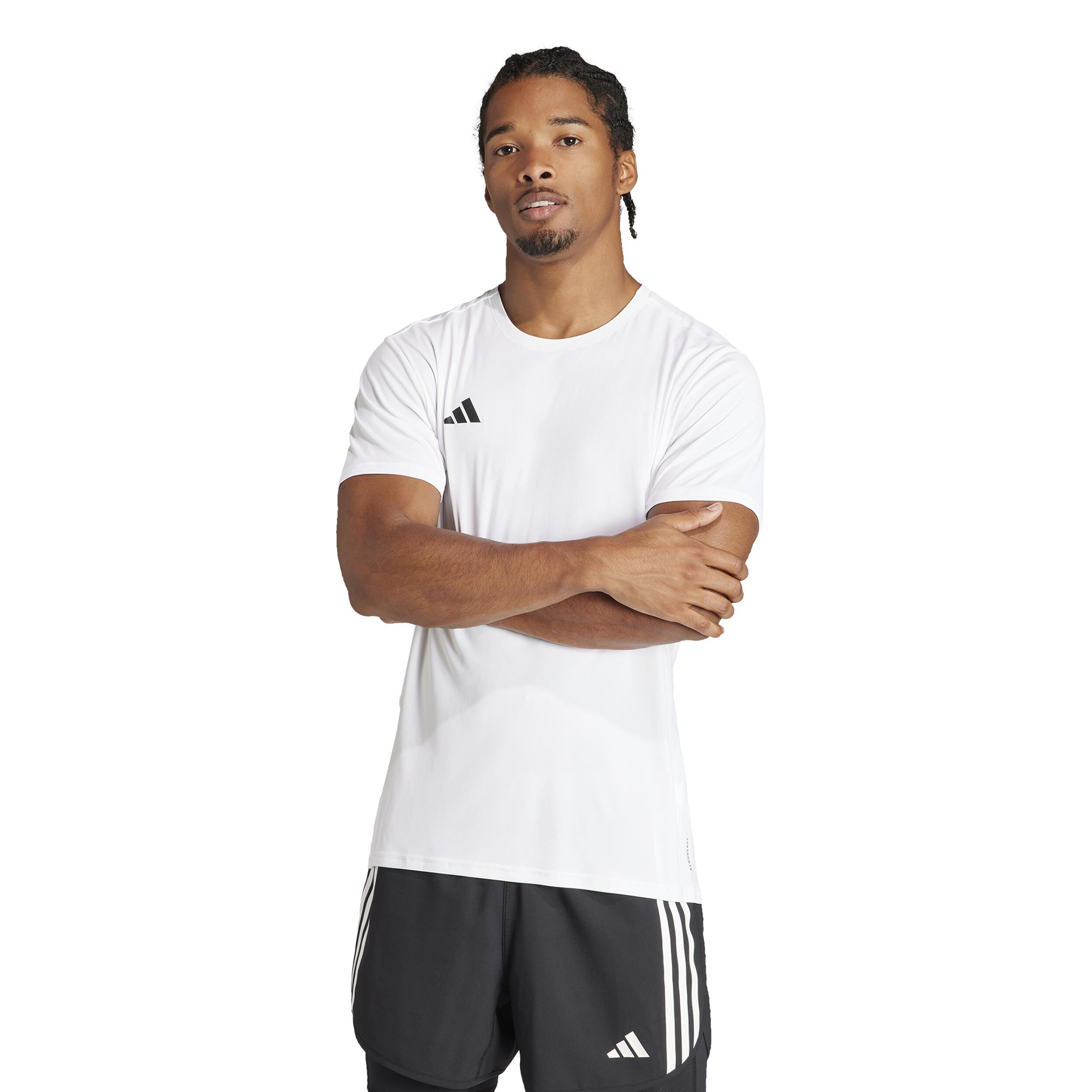 Mens white adidas shirt 2025