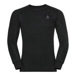 Odlo Clothing Odlo Active Warm Eco BI Top Crew Neck Long Sleeve Men-Black